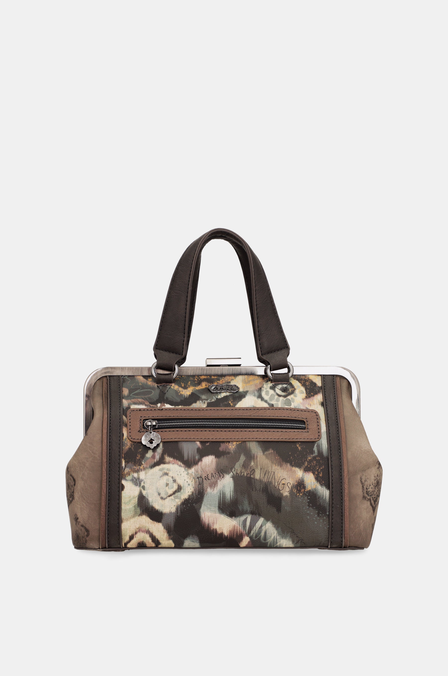 Borsa con chiusura a bacio Real