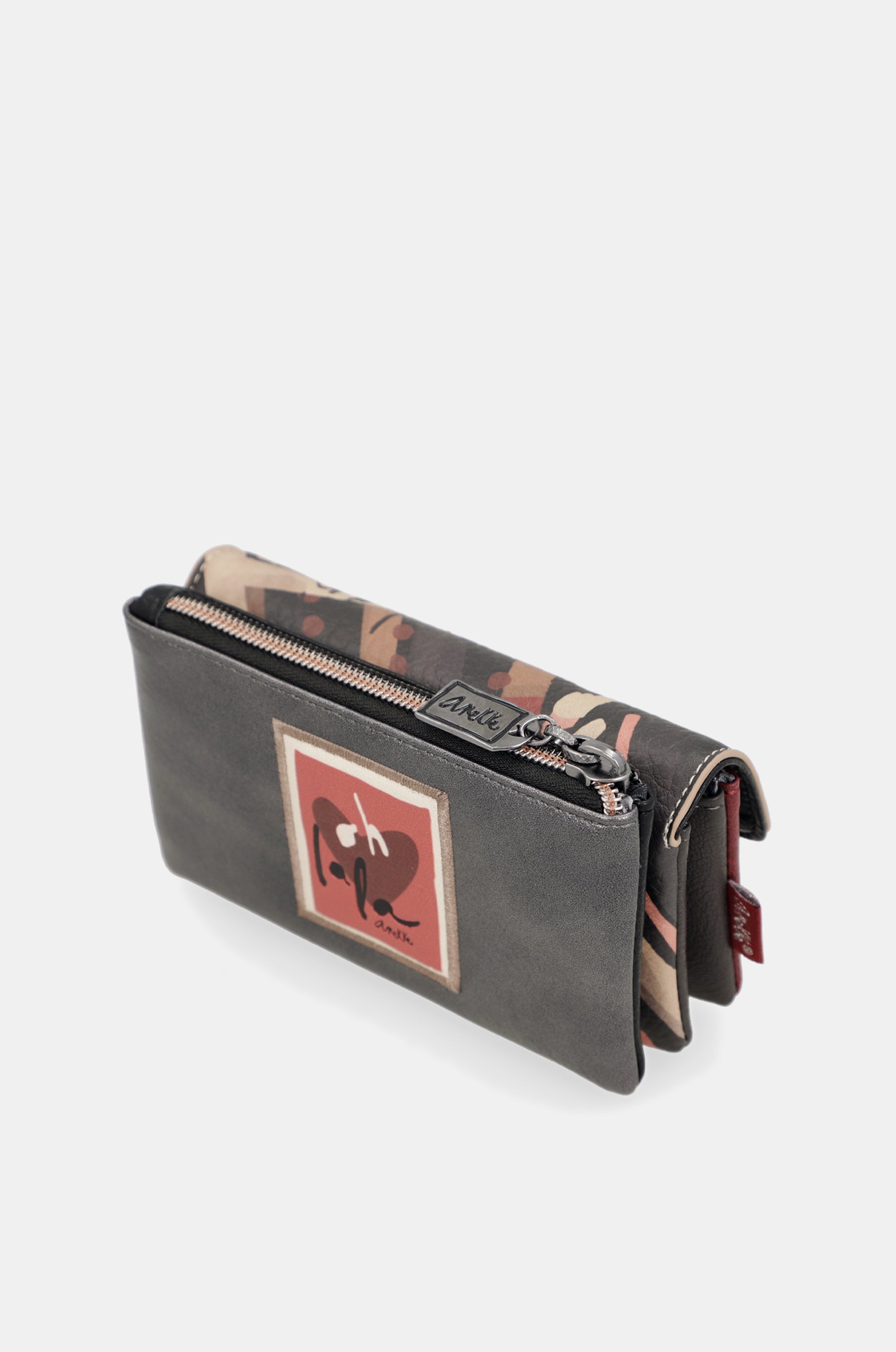 Portamonete con patta Parisian