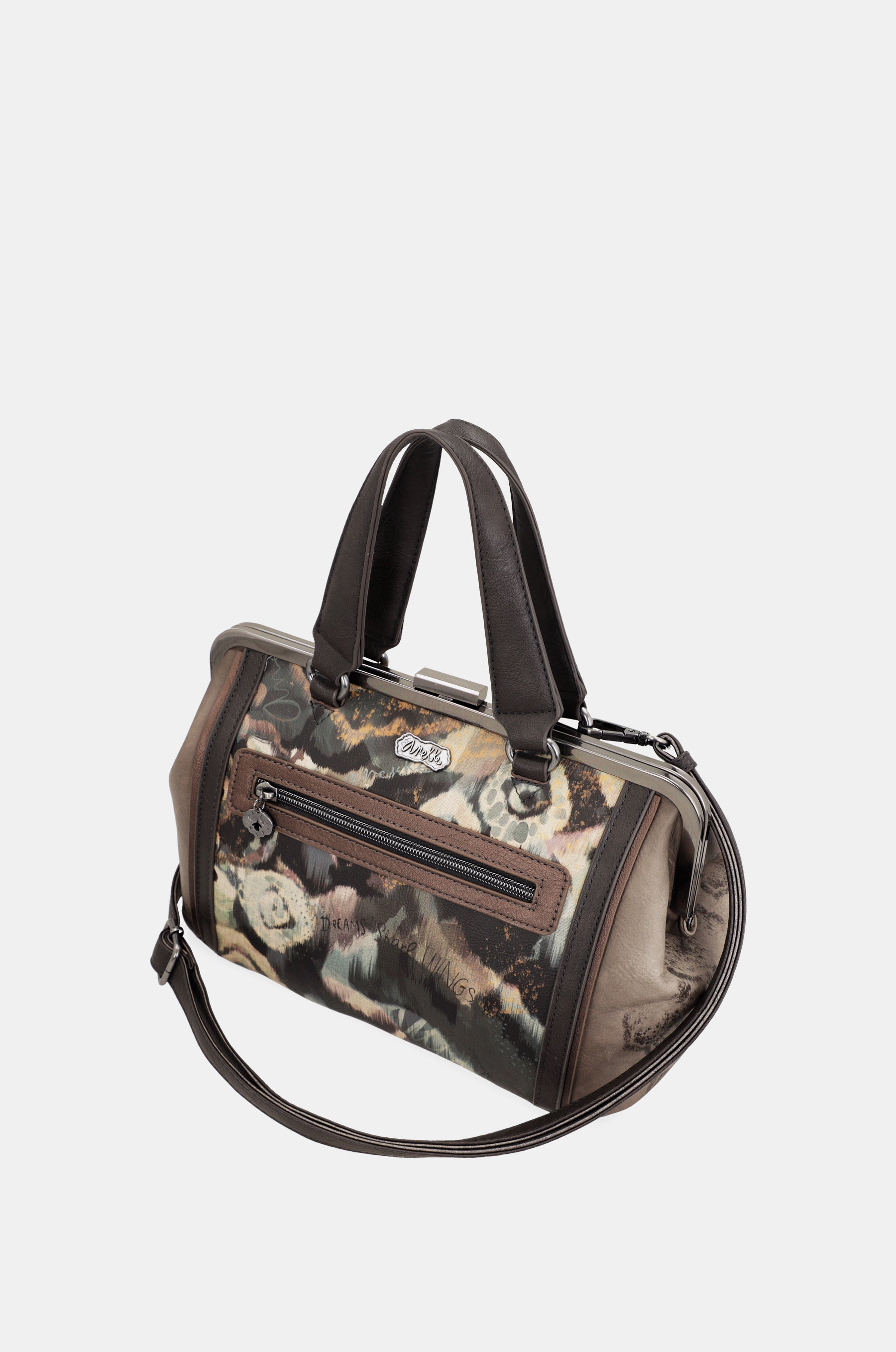 Borsa con chiusura a bacio Real