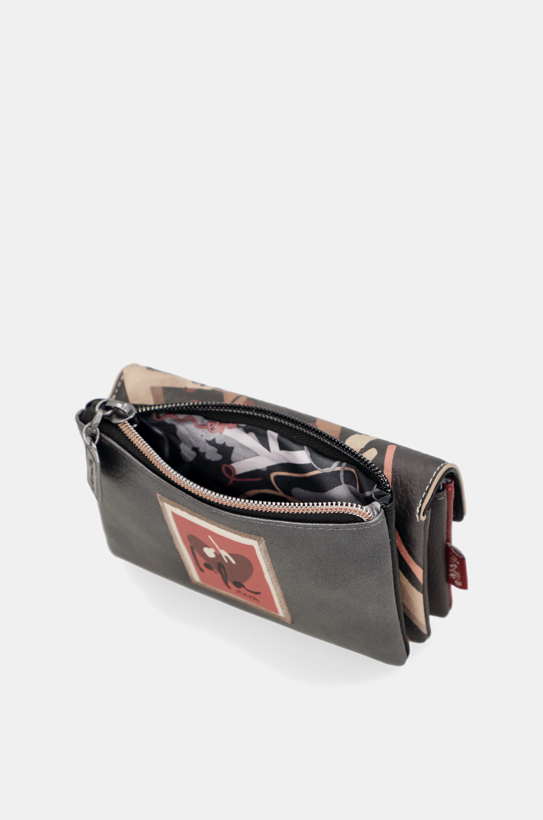 Portamonete con patta Parisian