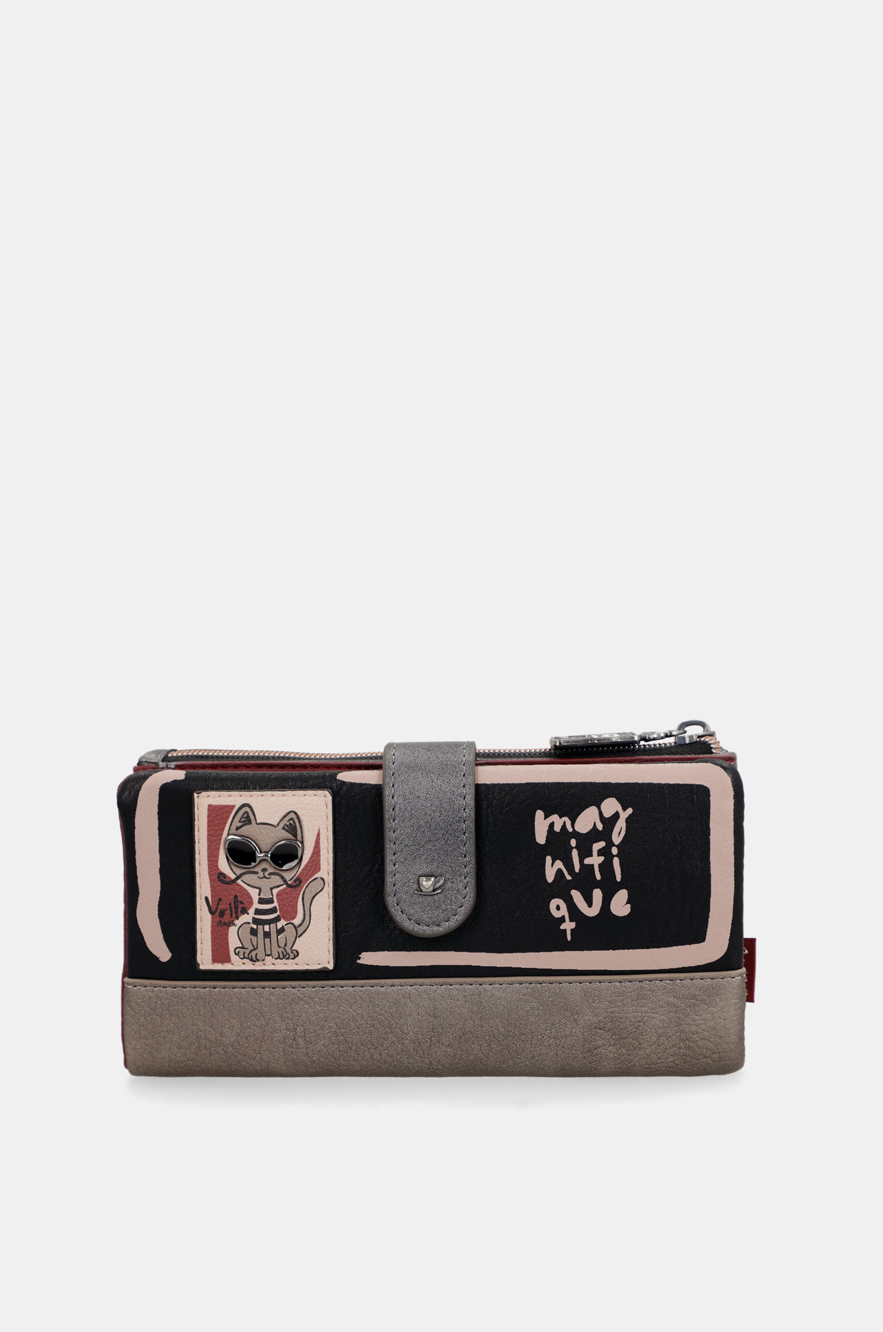 Portafogli grande flessibile RFID Parisian