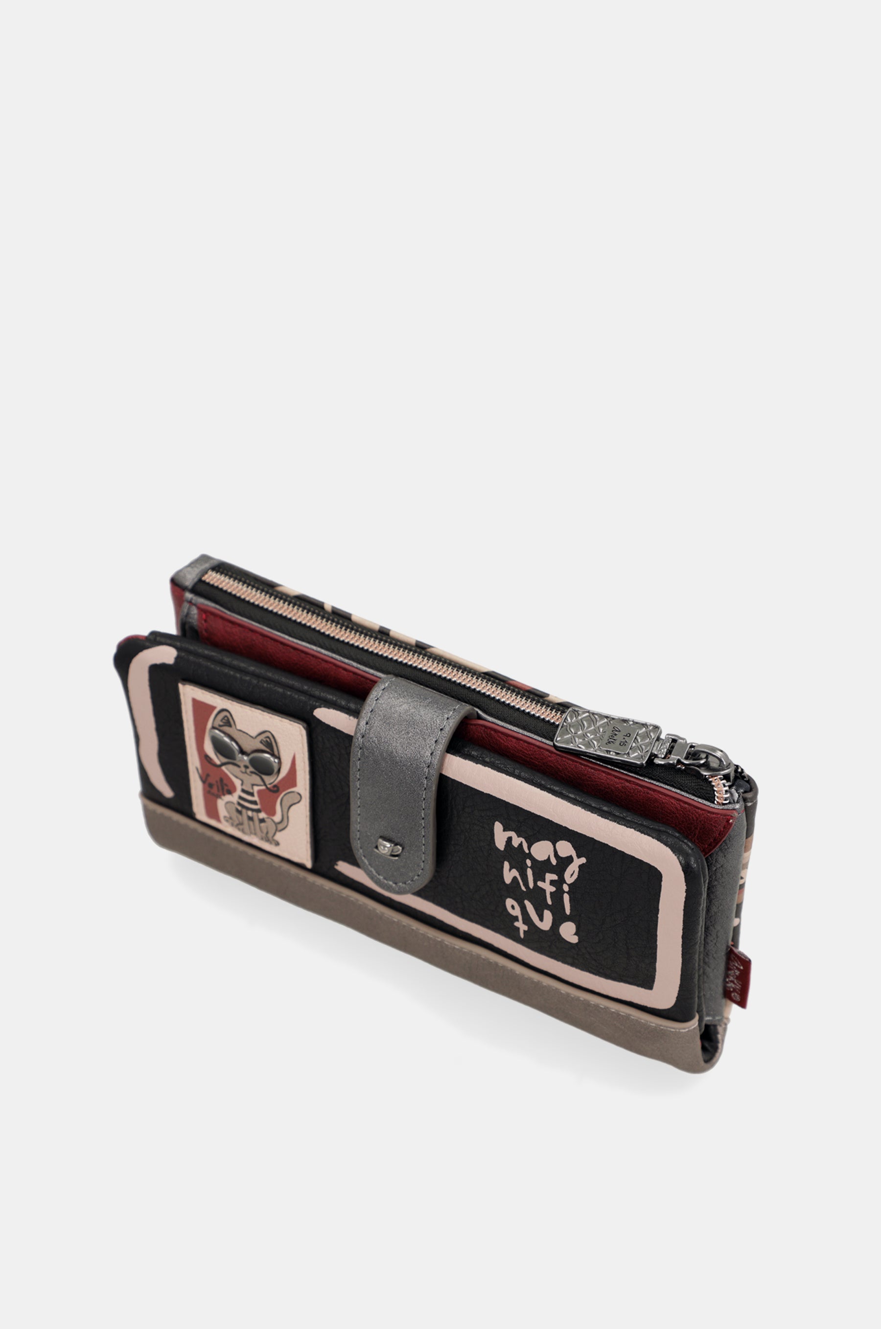 Portafogli grande flessibile RFID Parisian