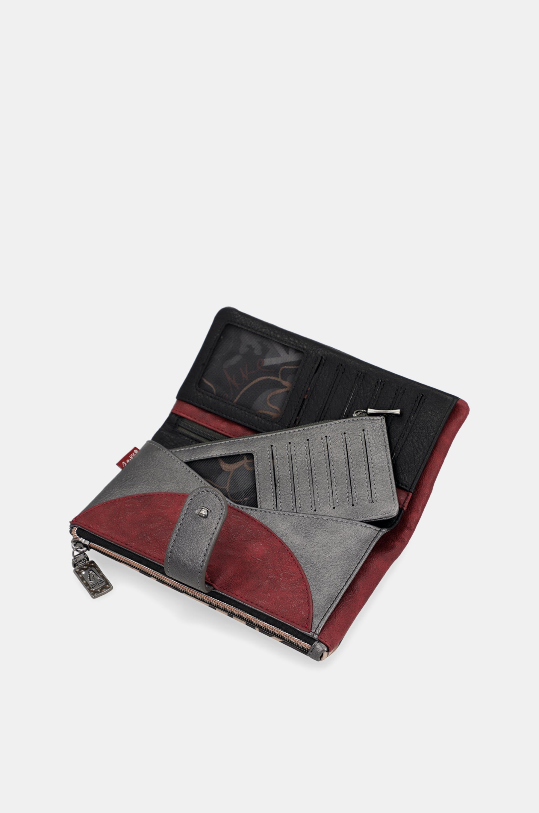 Portafogli grande flessibile RFID Parisian