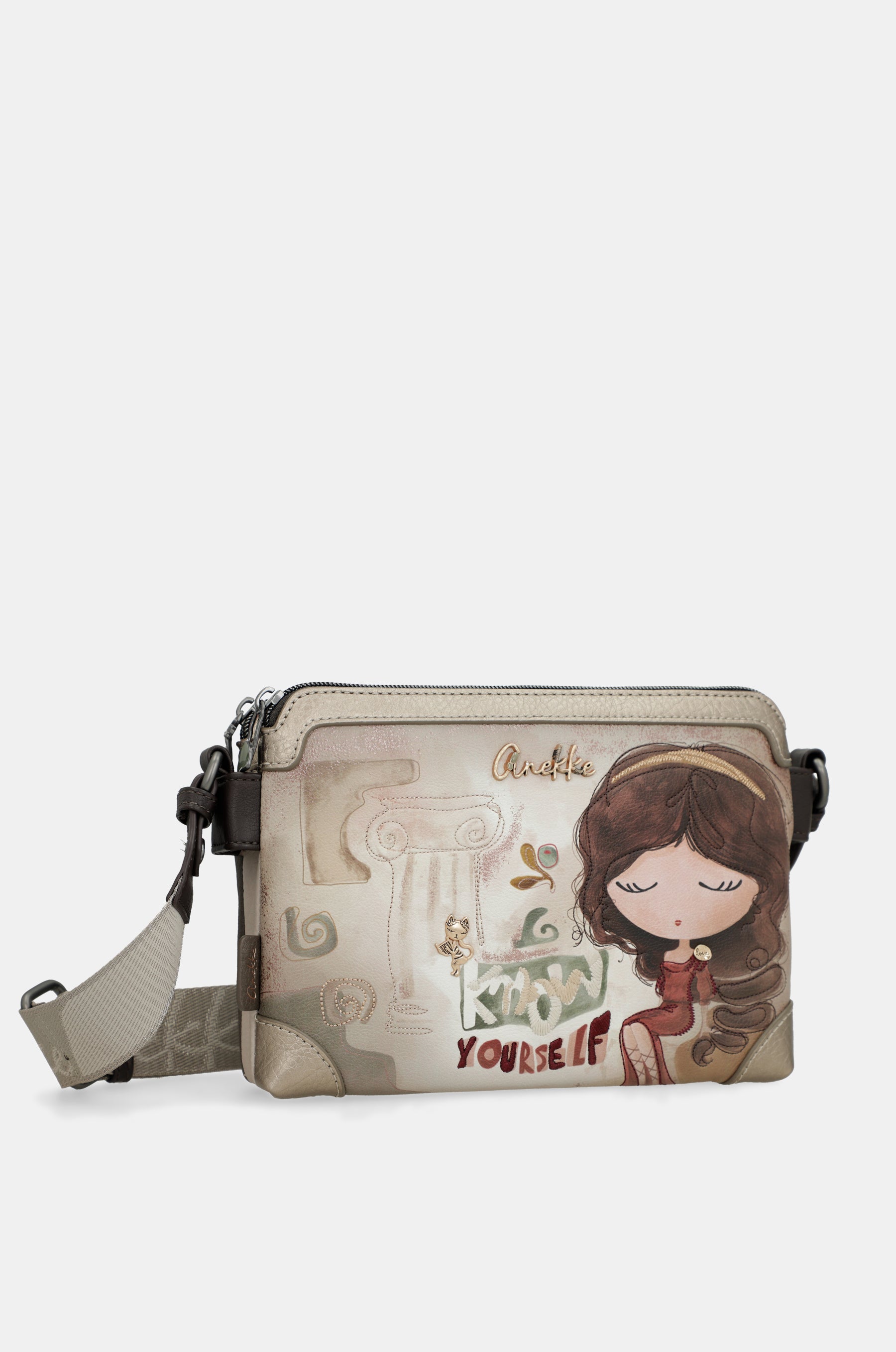 Borsa a tracolla a 3 scomparti Muse