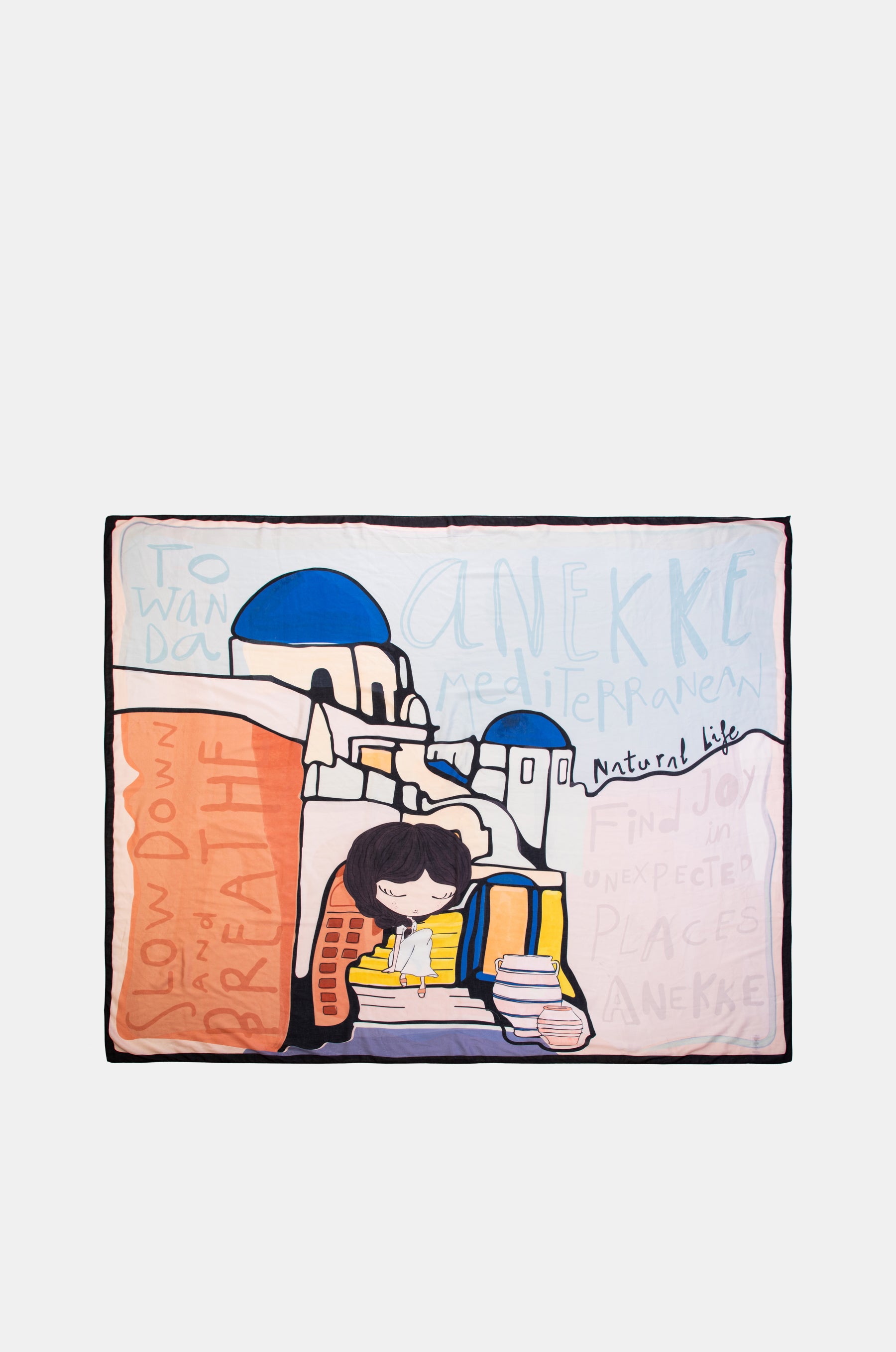 Telo da spiaggia mediterraneo