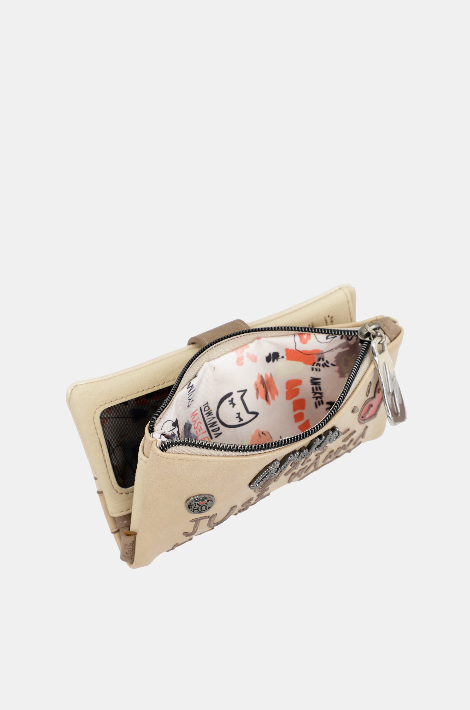 Portafoglio grande beige Energy