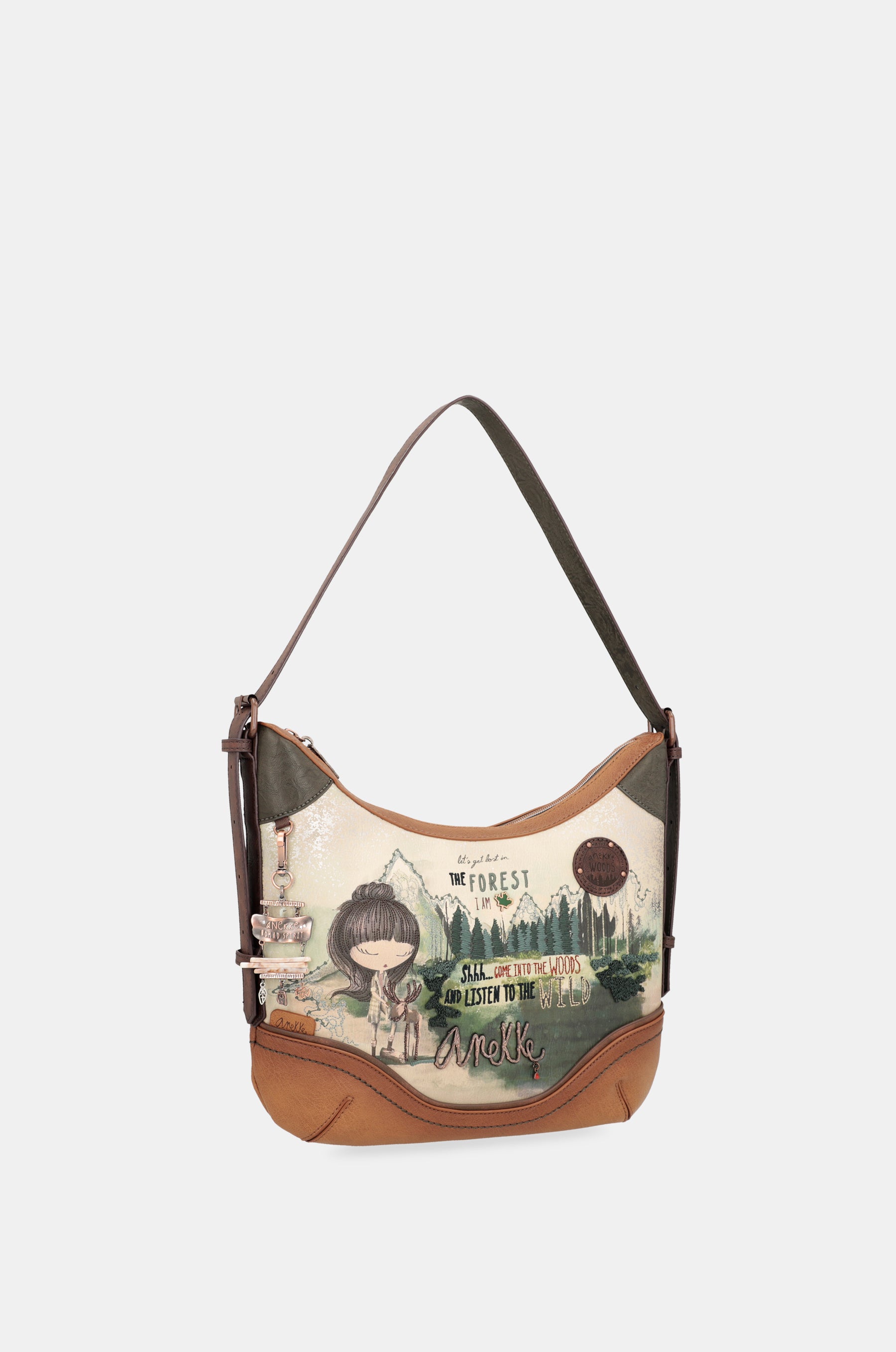 Borsa a tracolla ovale The Forest Anekke