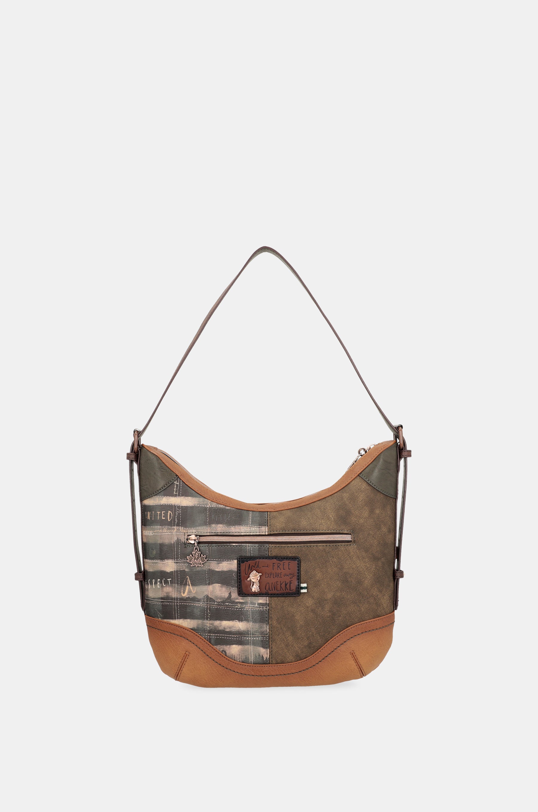 Borsa a tracolla ovale The Forest Anekke