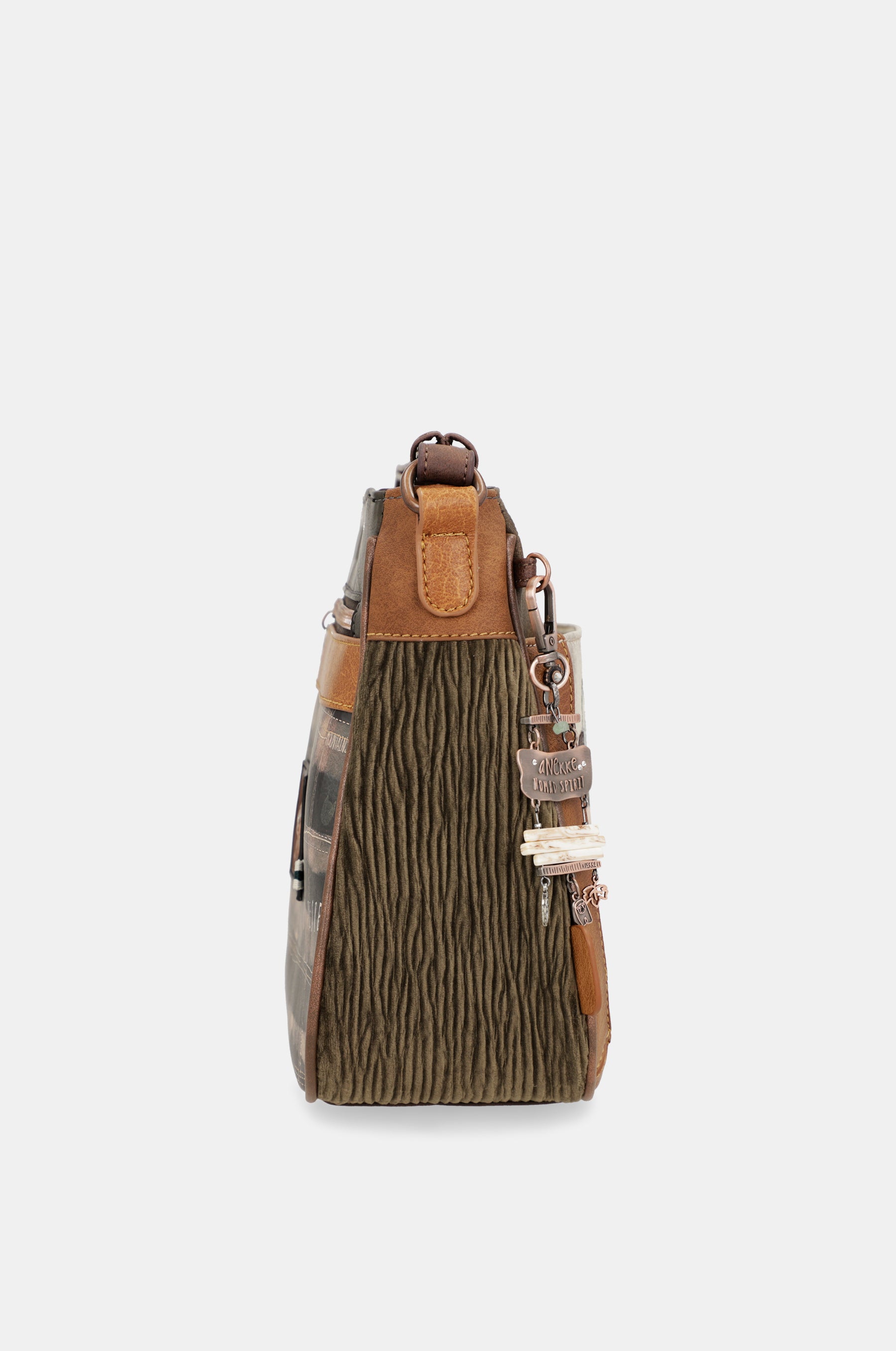 Borsa a tracolla media stampata The Forest