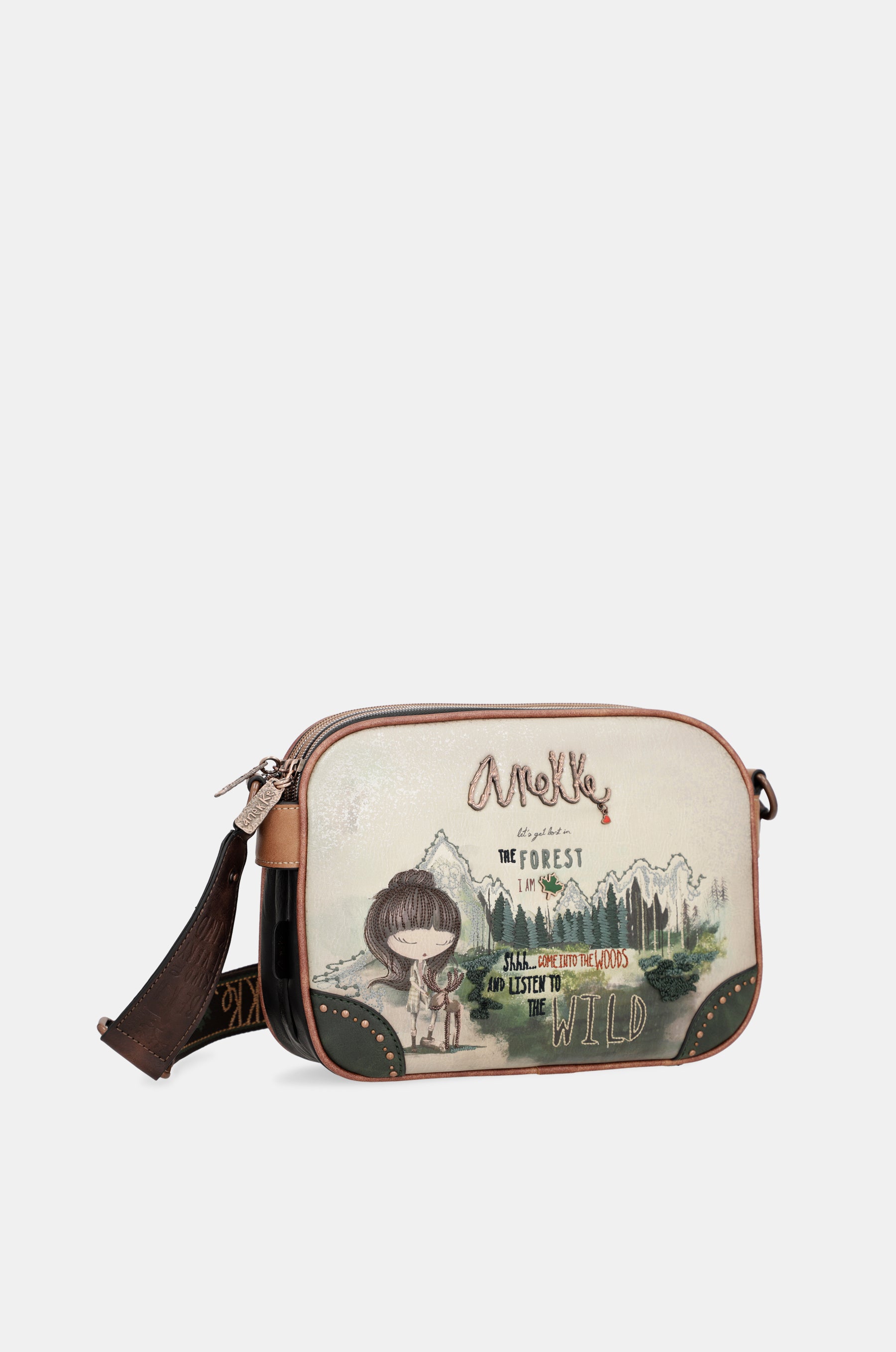 Borsa a tracolla a tre scomparti The Forest