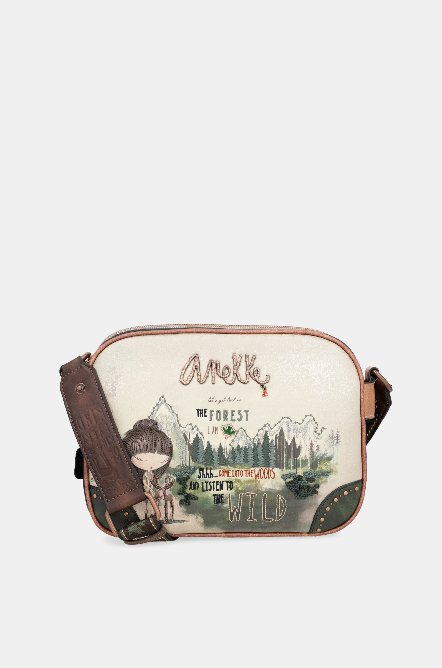 Borsa a tracolla a tre scomparti The Forest