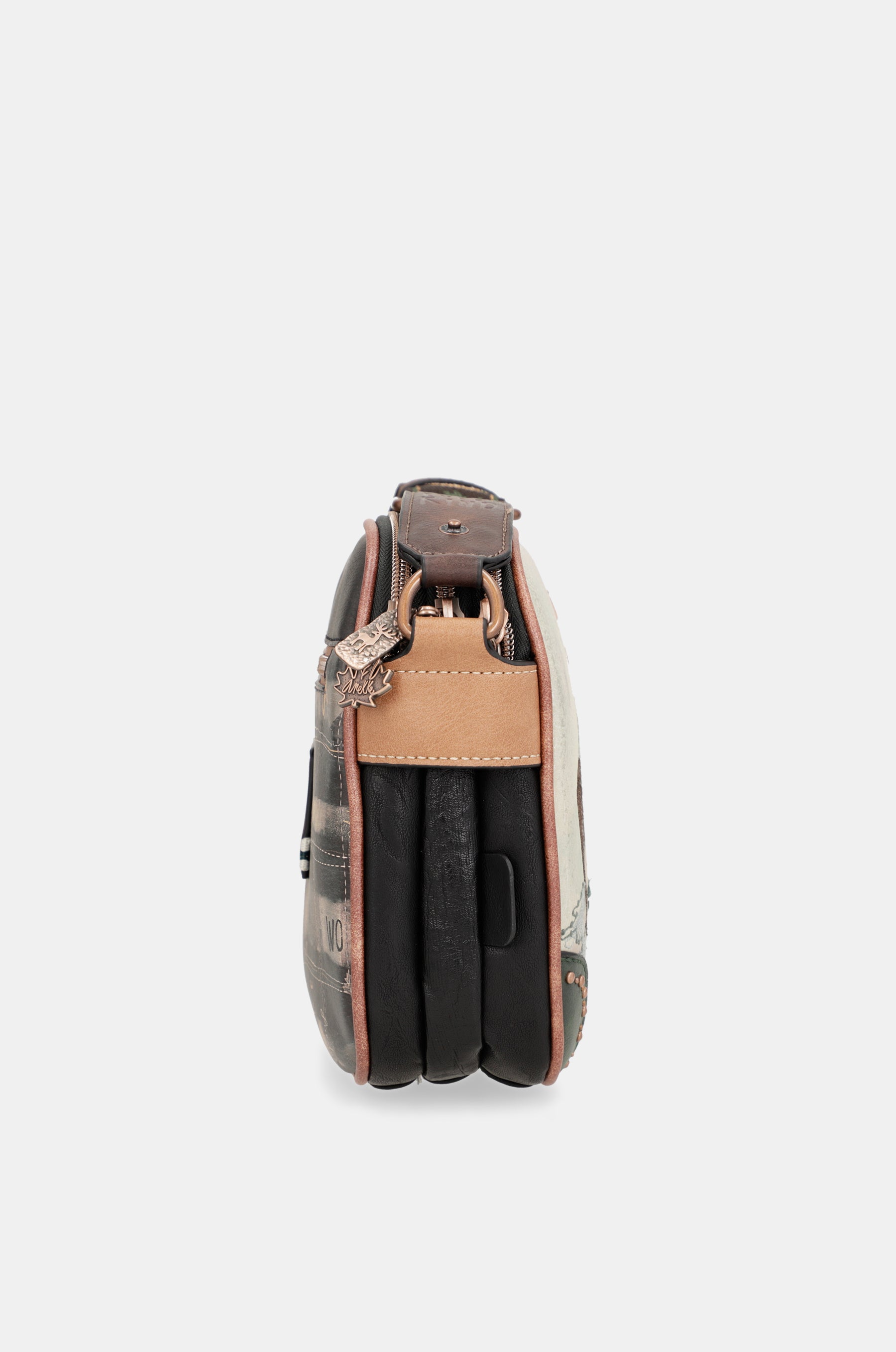 Borsa a tracolla a tre scomparti The Forest