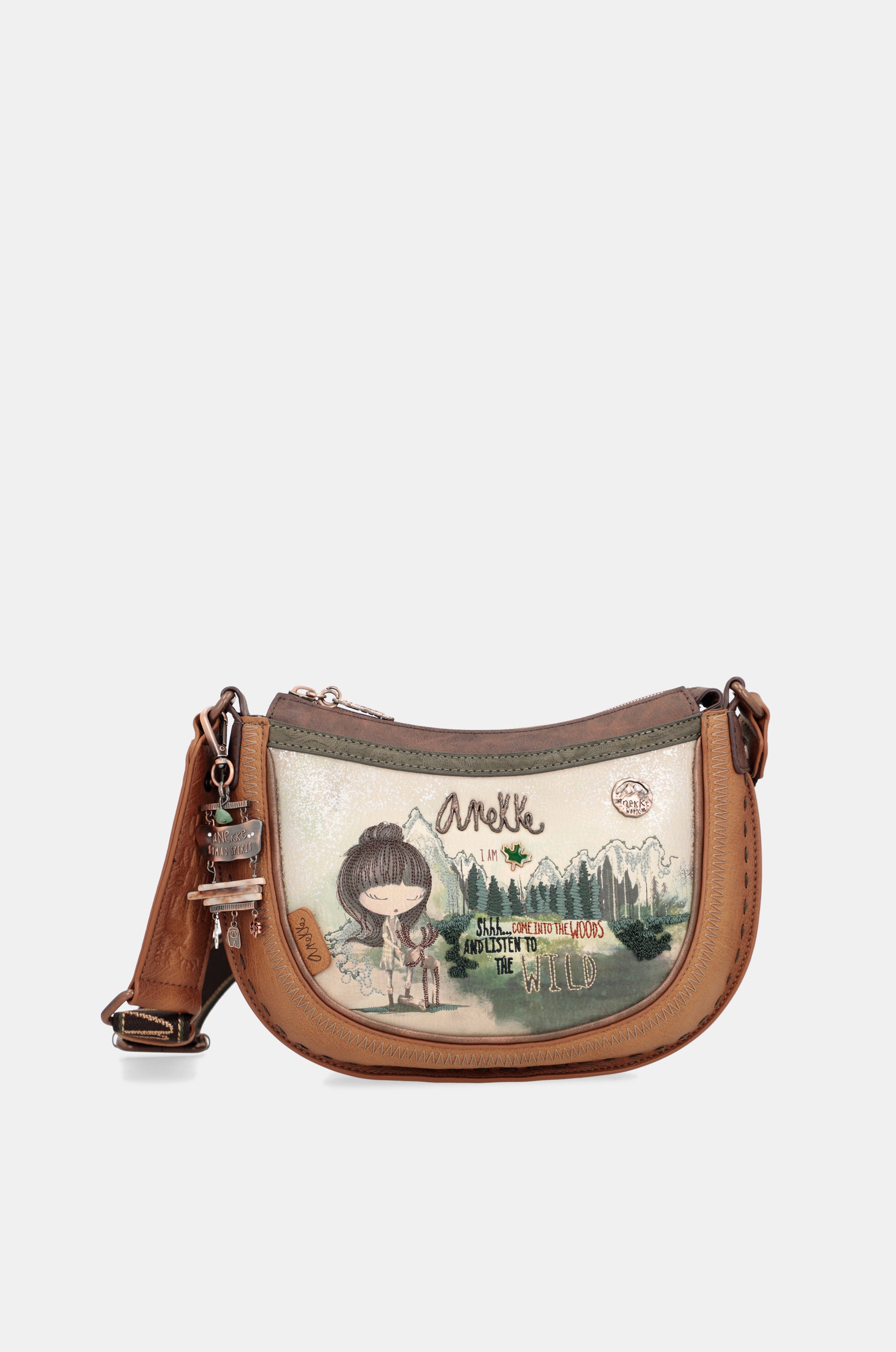 Borsa a tracolla ovale The Forest