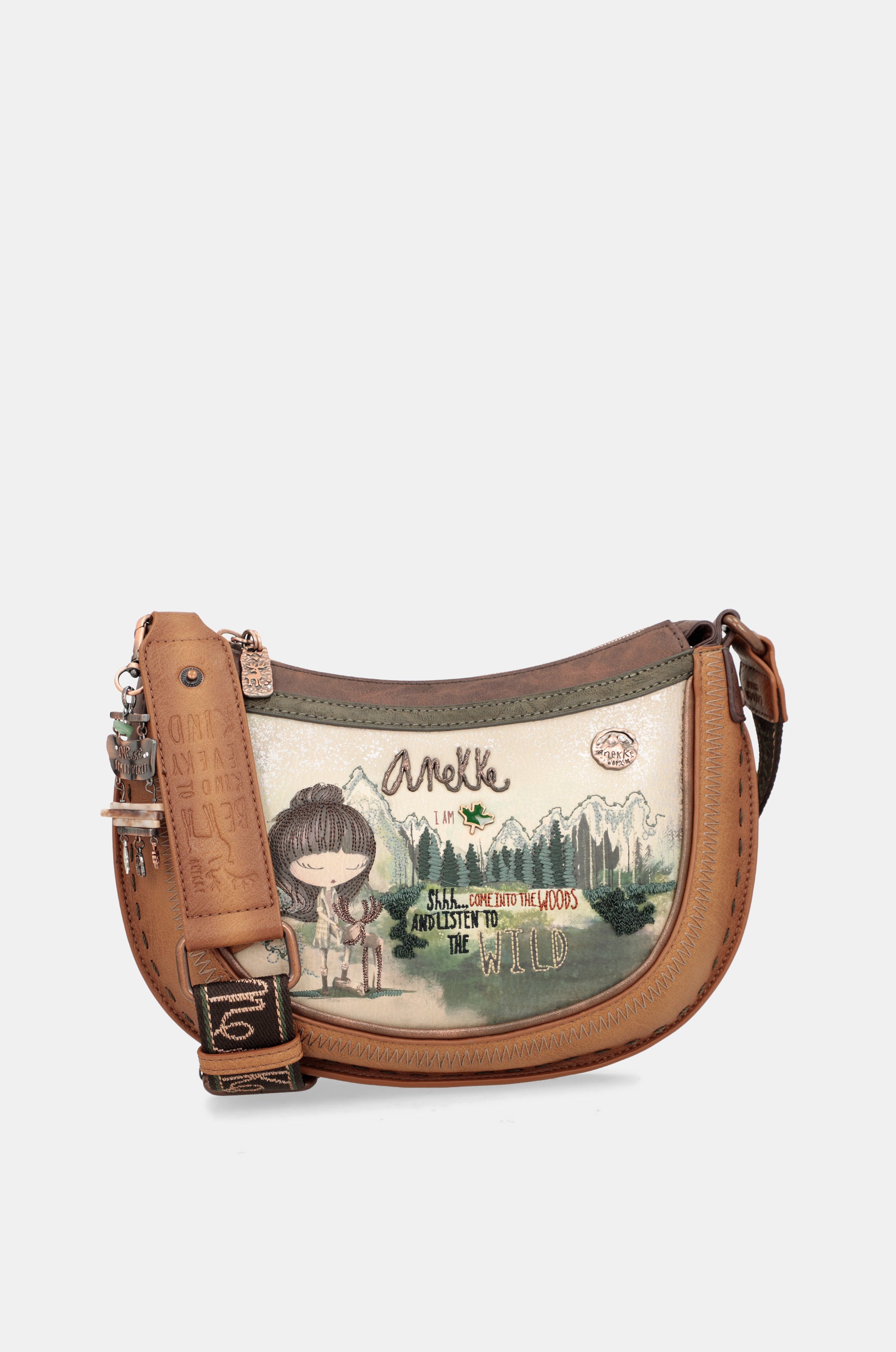 Borsa a tracolla ovale The Forest