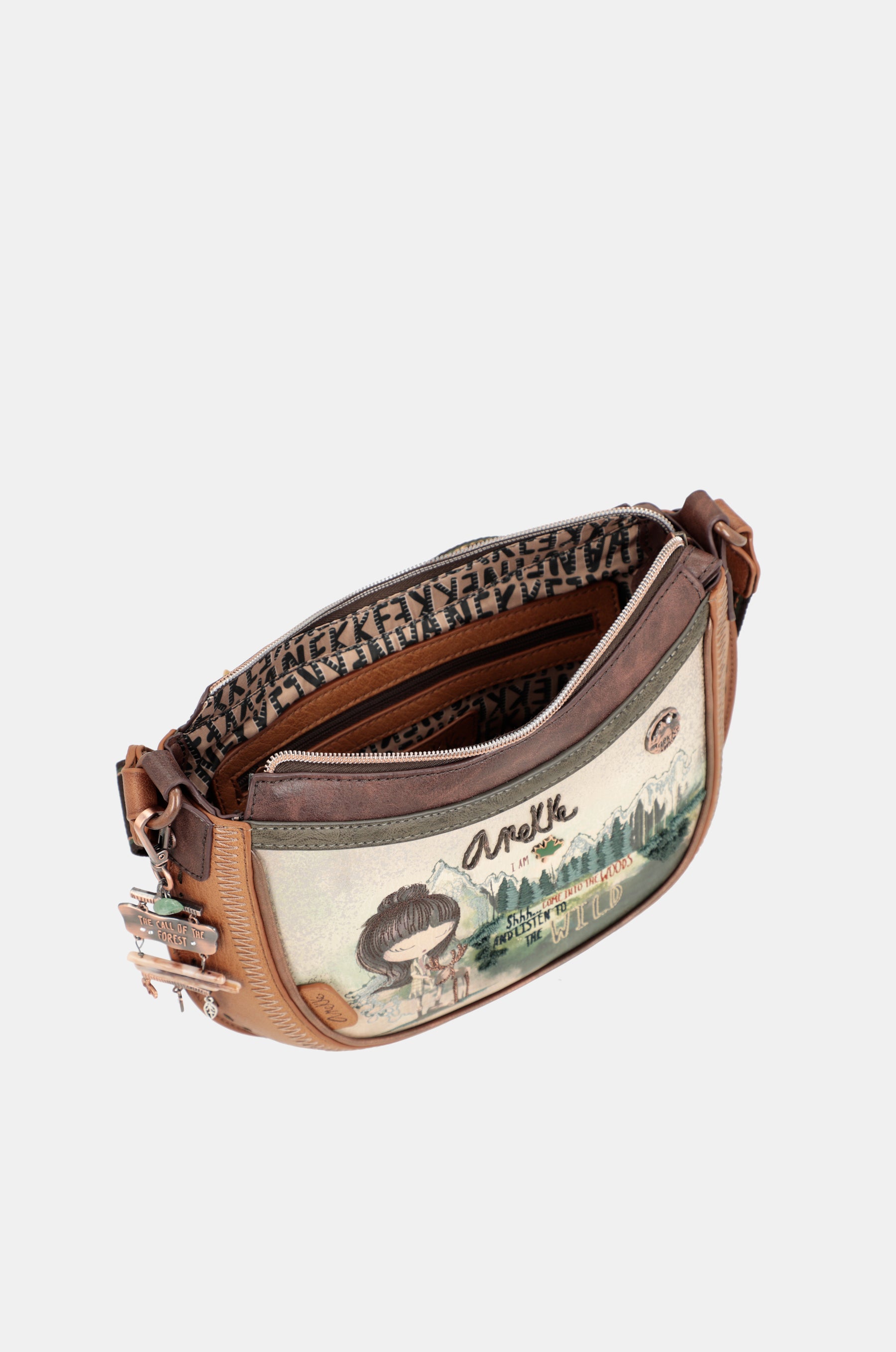 Borsa a tracolla ovale The Forest