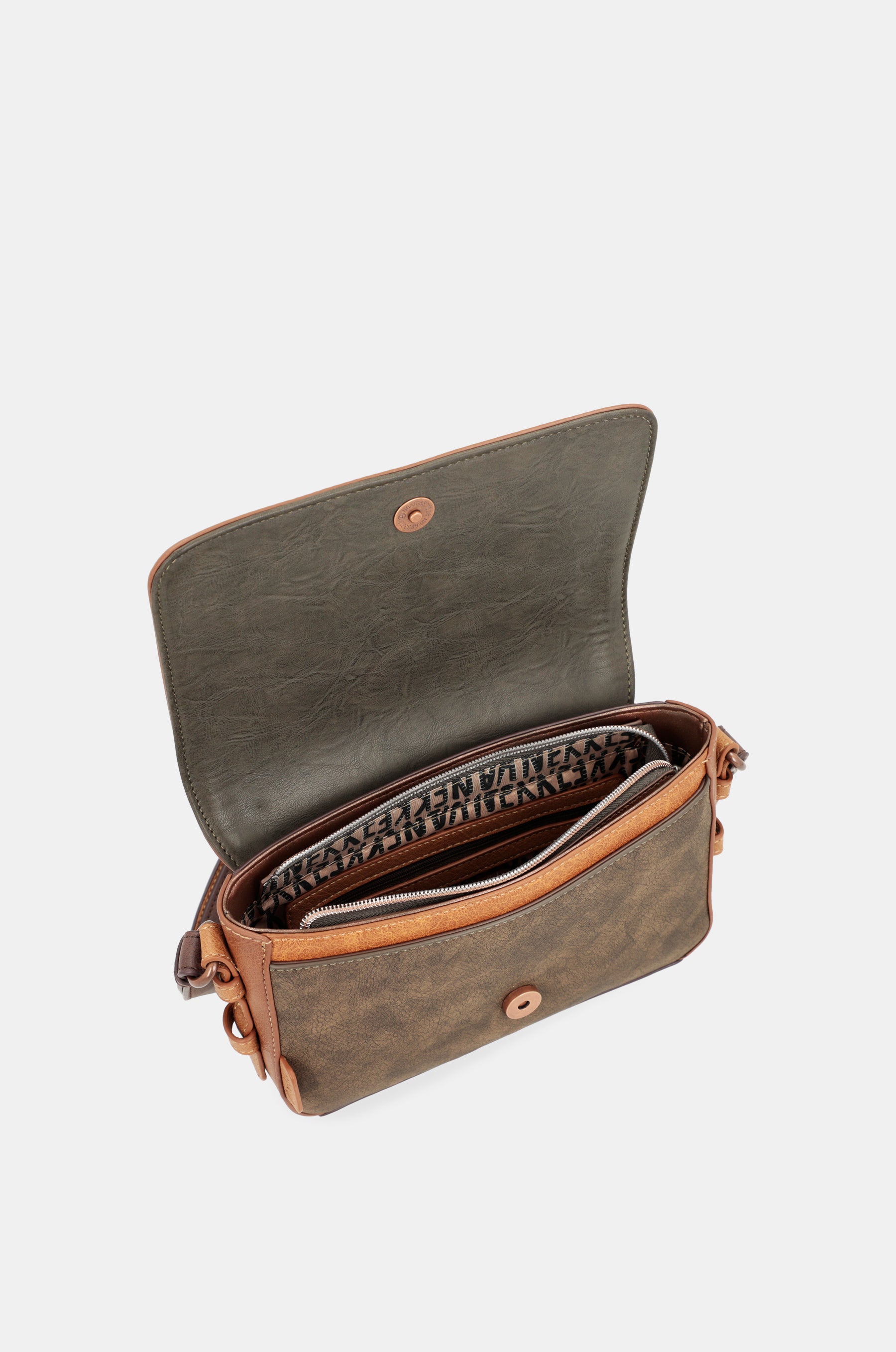 Borsa a tracolla con patta Forest