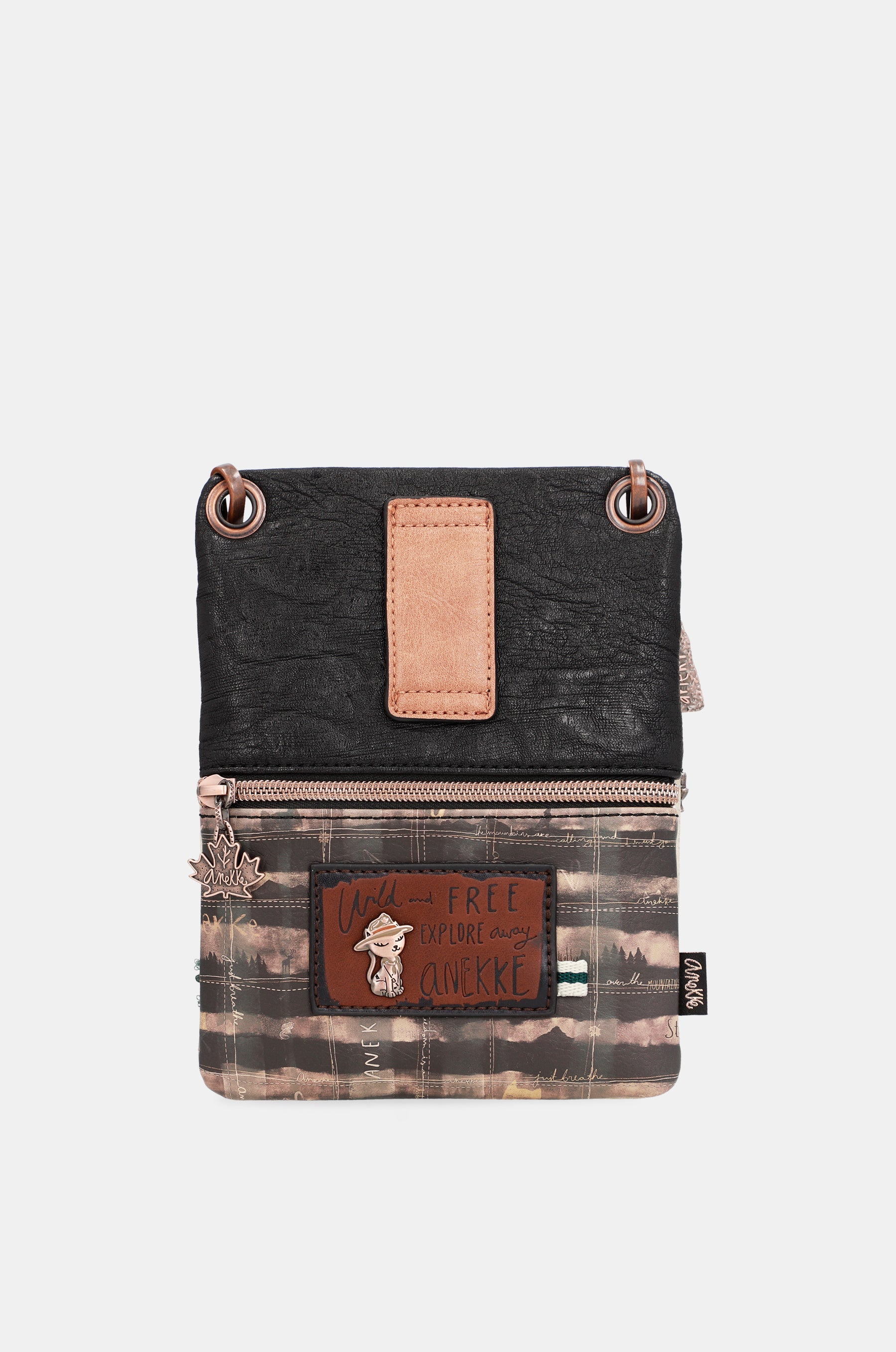 Borsa a tracolla mini Forest a doppio scomparto