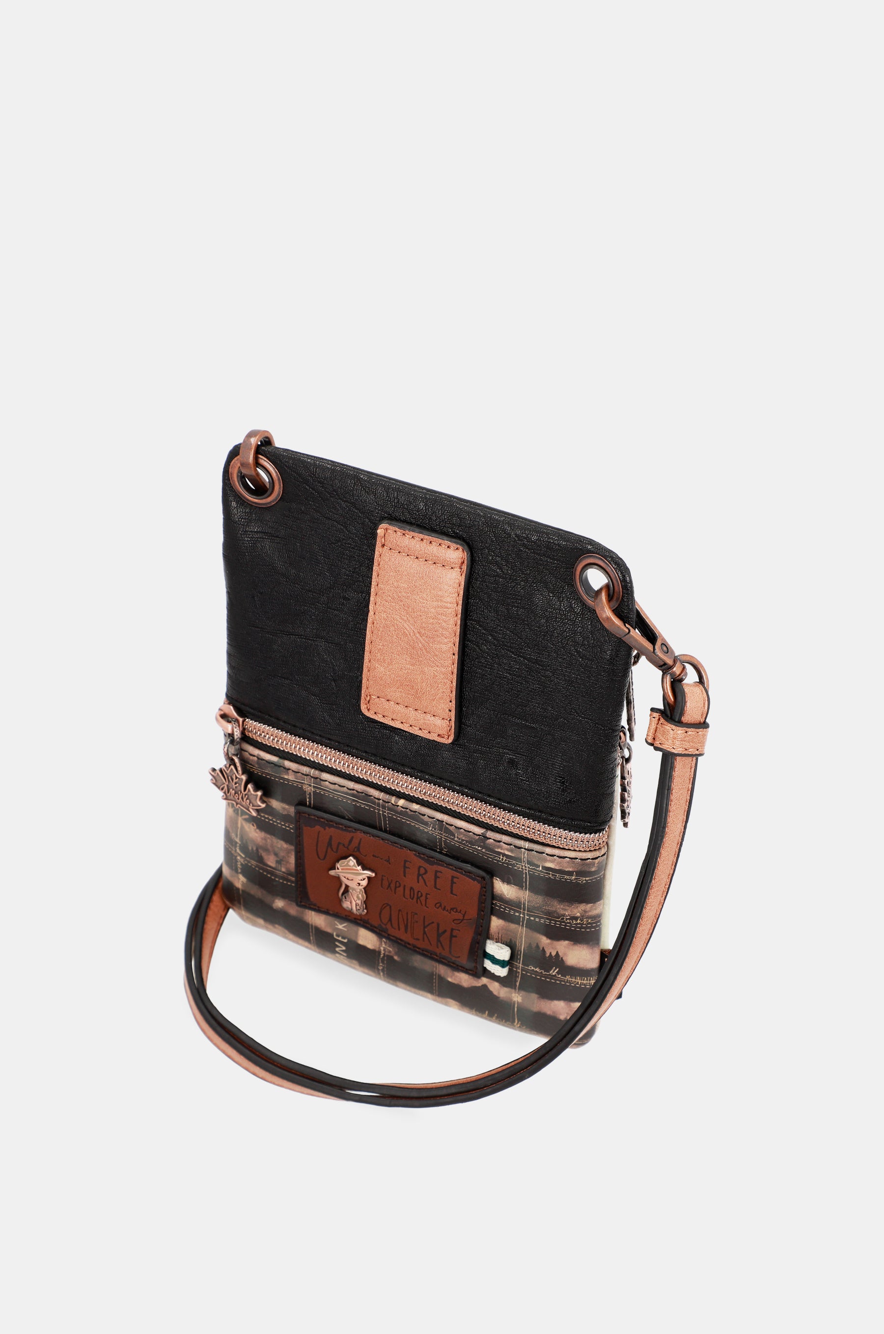 Borsa a tracolla mini Forest a doppio scomparto