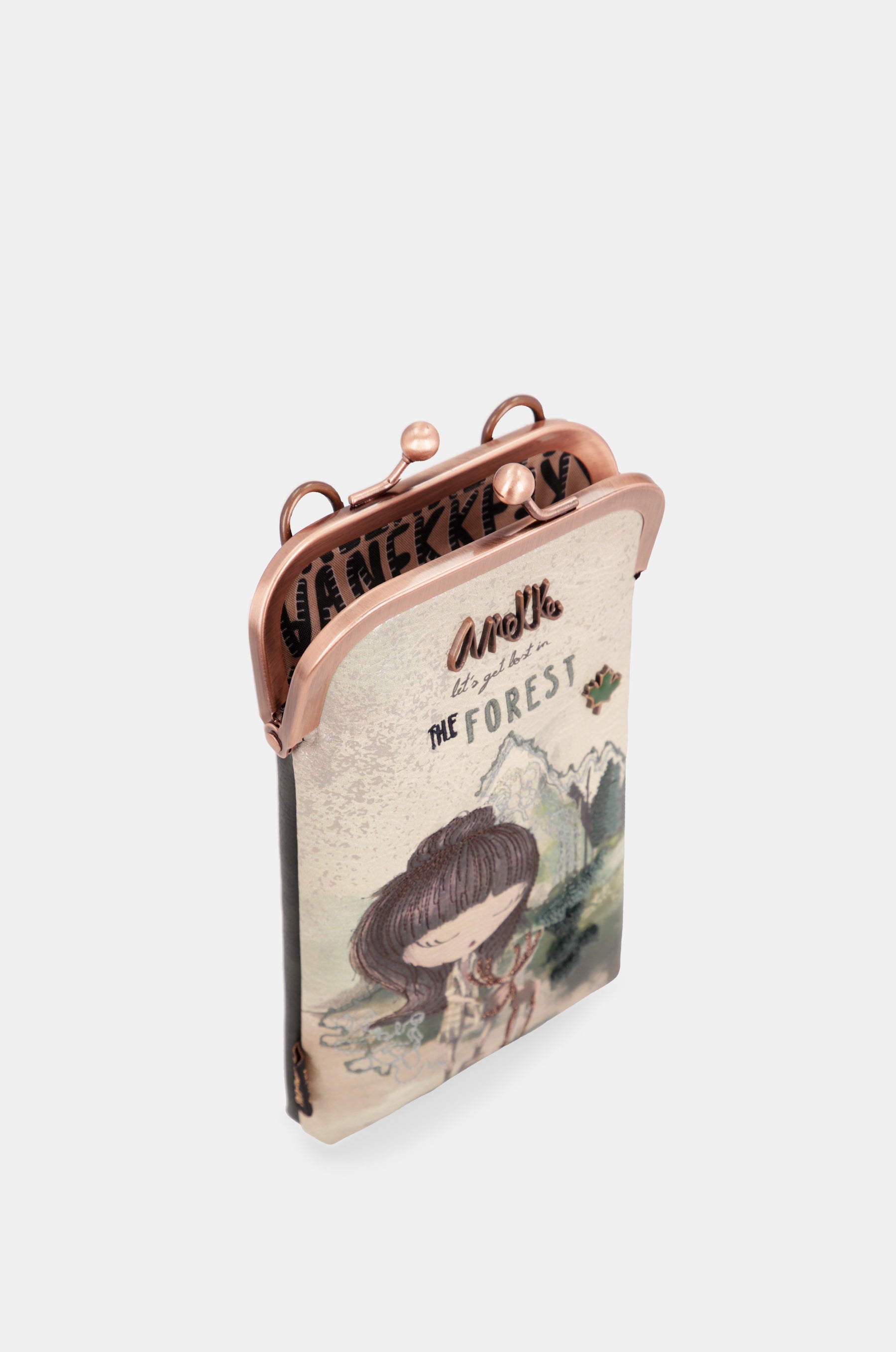 Borsa a tracolla Forest con portafoglio integrato