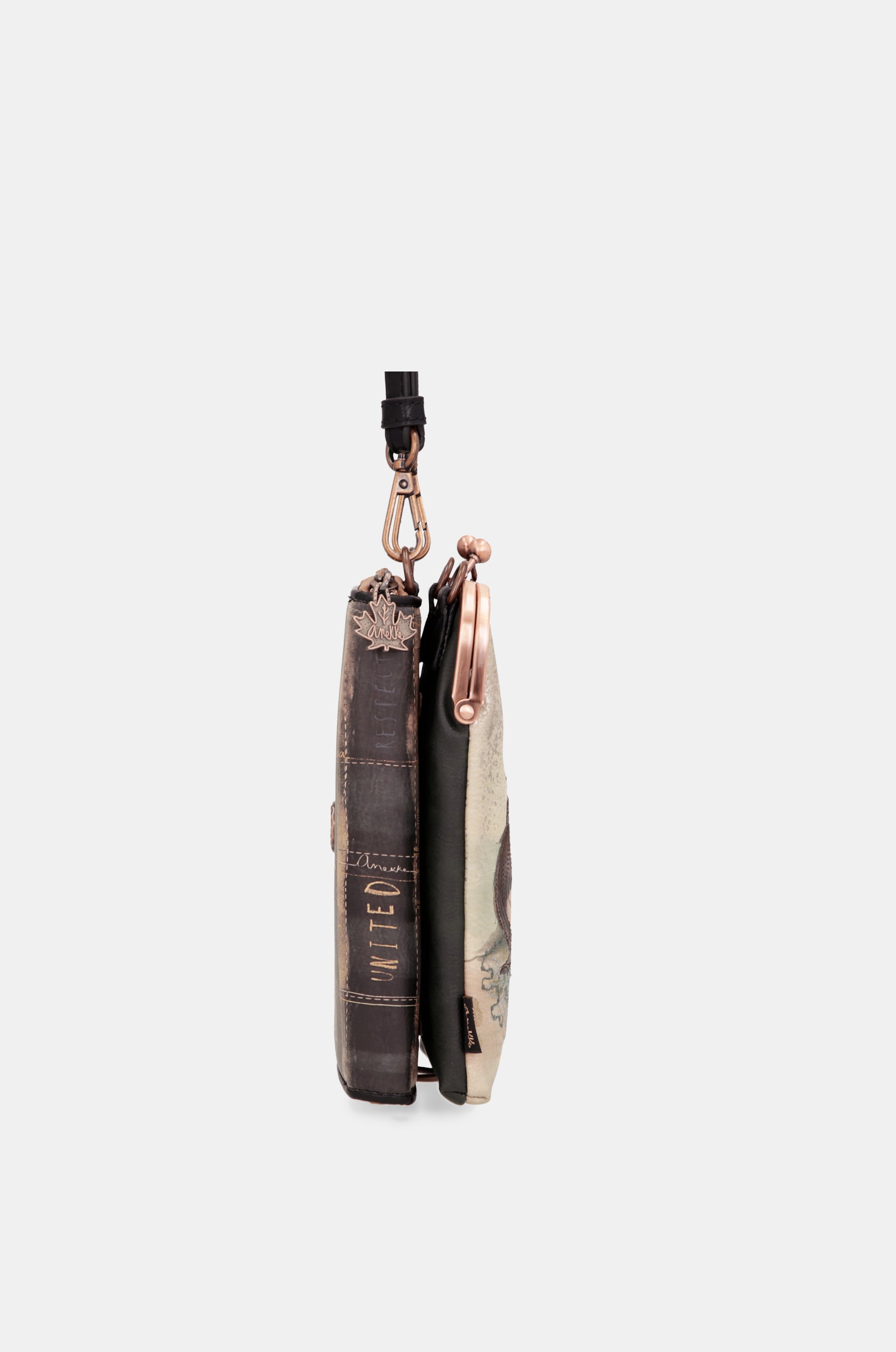 Borsa a tracolla Forest con portafoglio integrato
