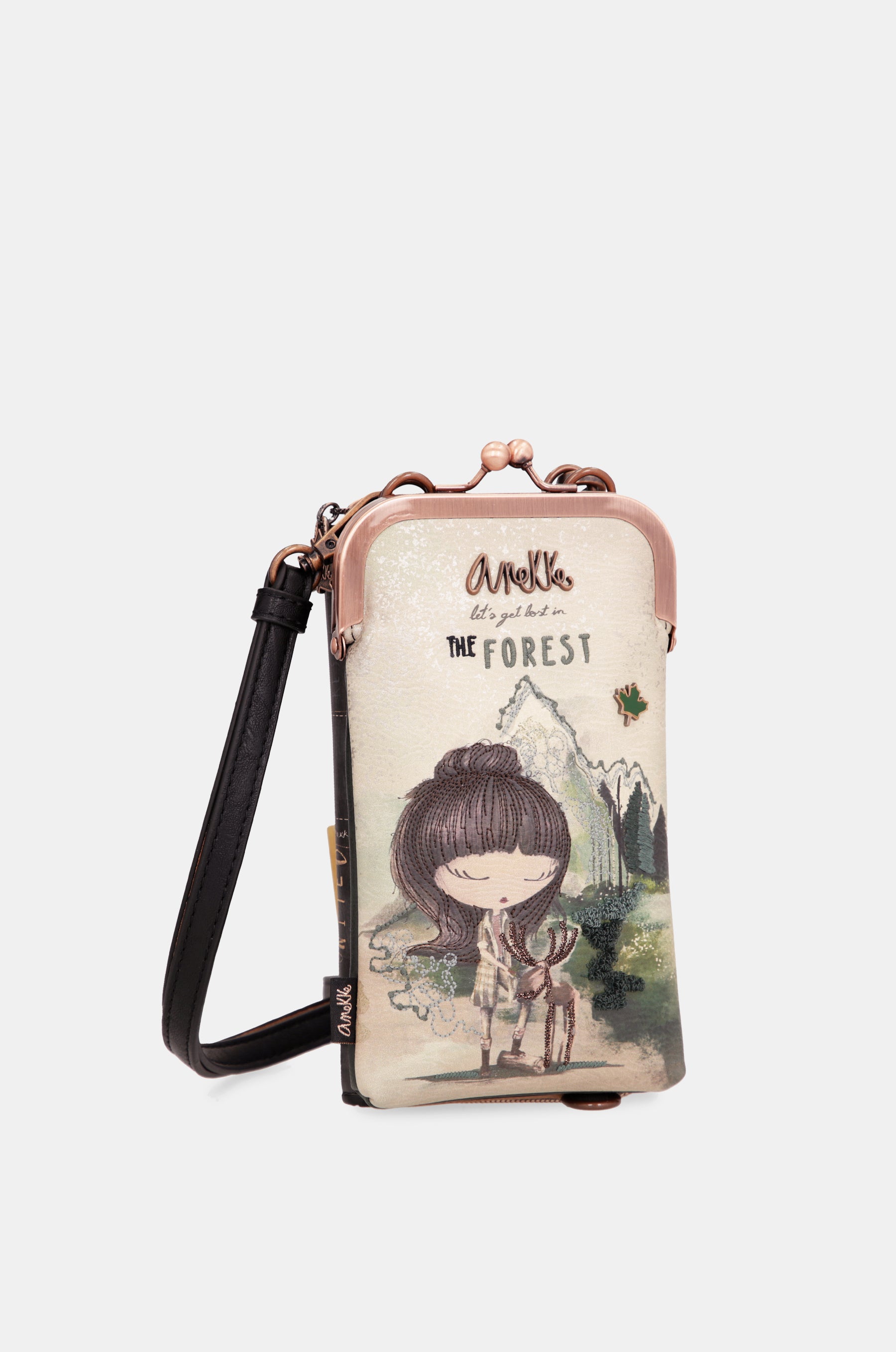 Borsa a tracolla Forest con portafoglio integrato
