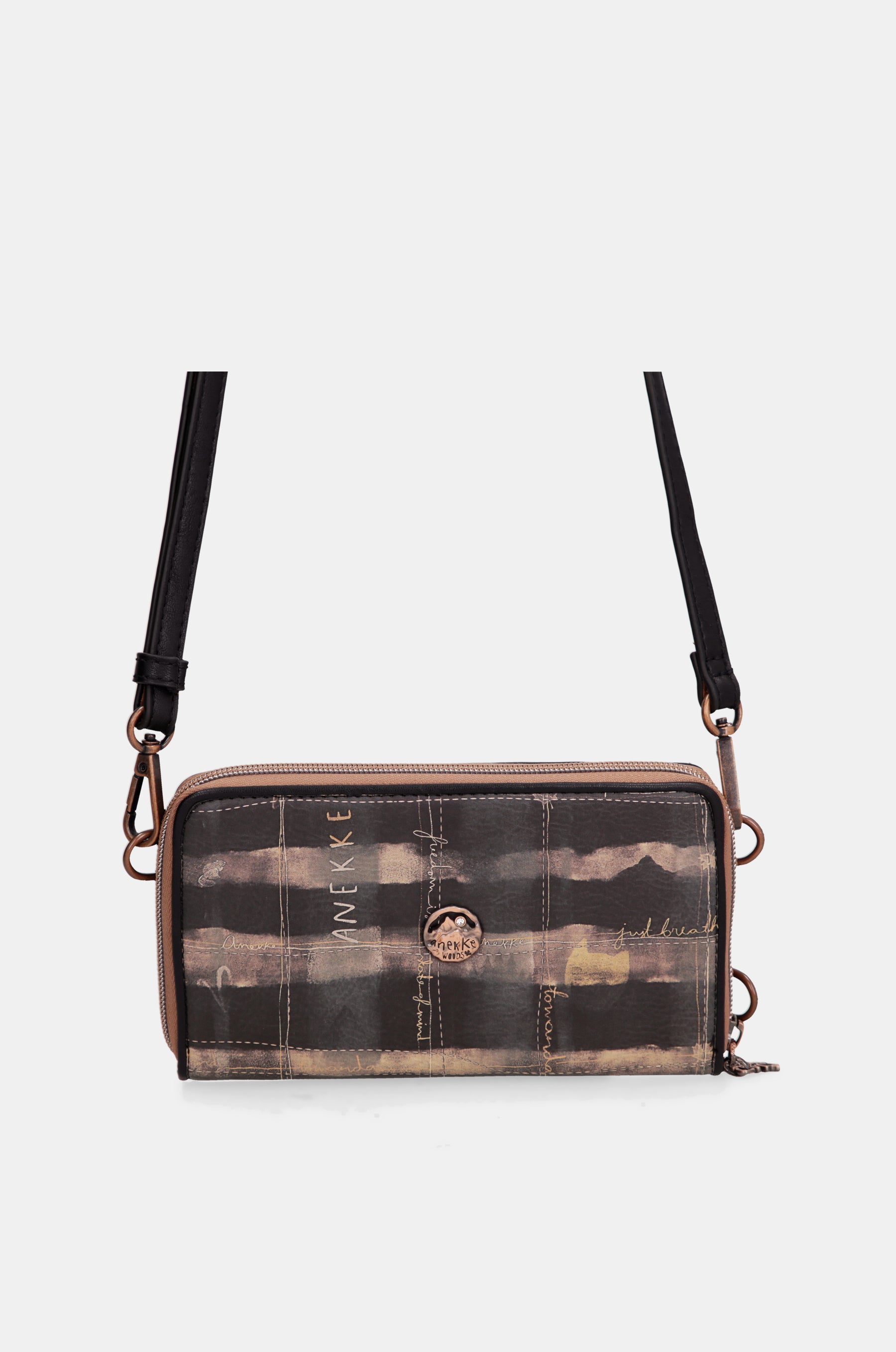 Borsa a tracolla Forest con portafoglio integrato