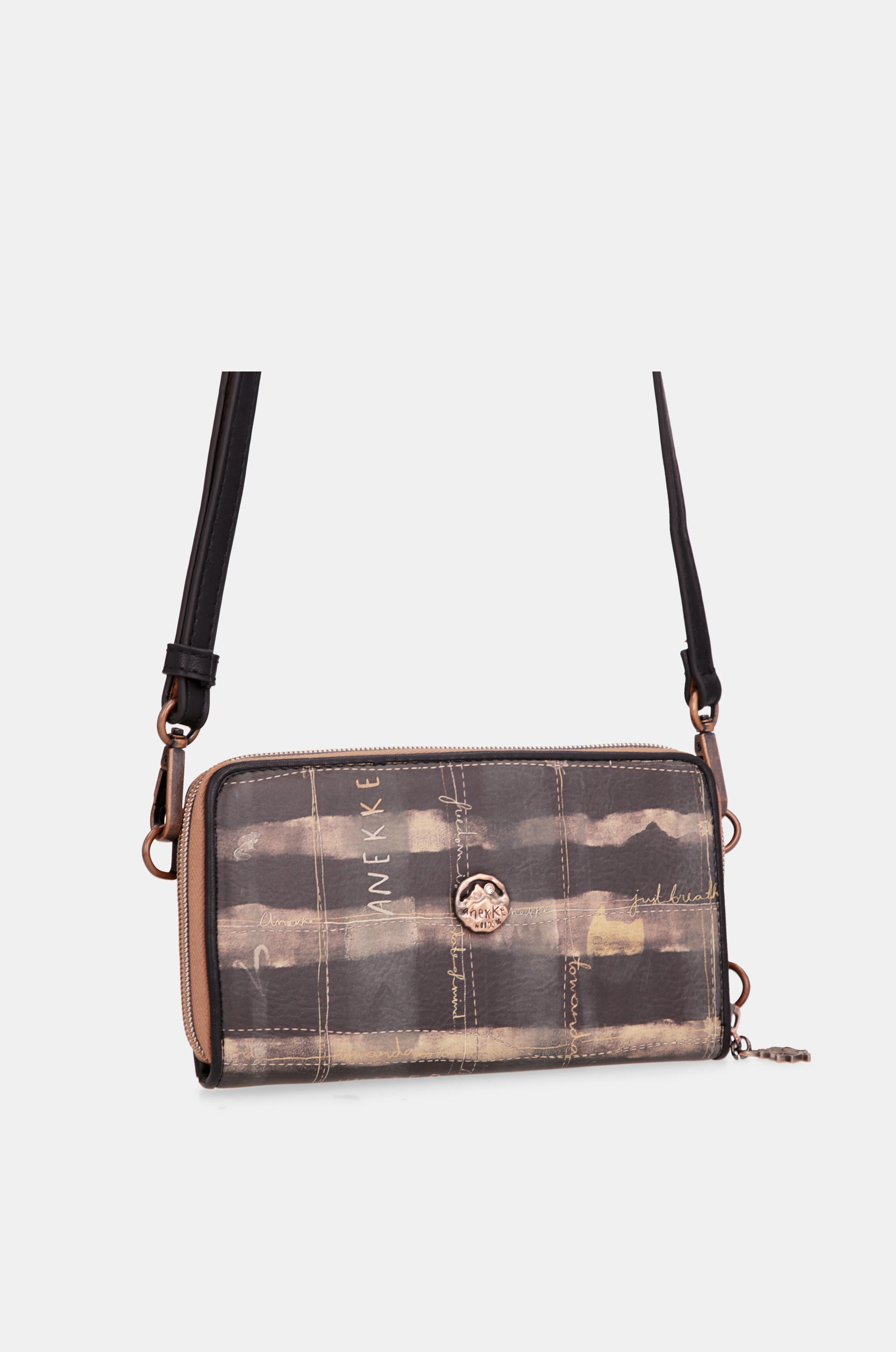 Borsa a tracolla Forest con portafoglio integrato
