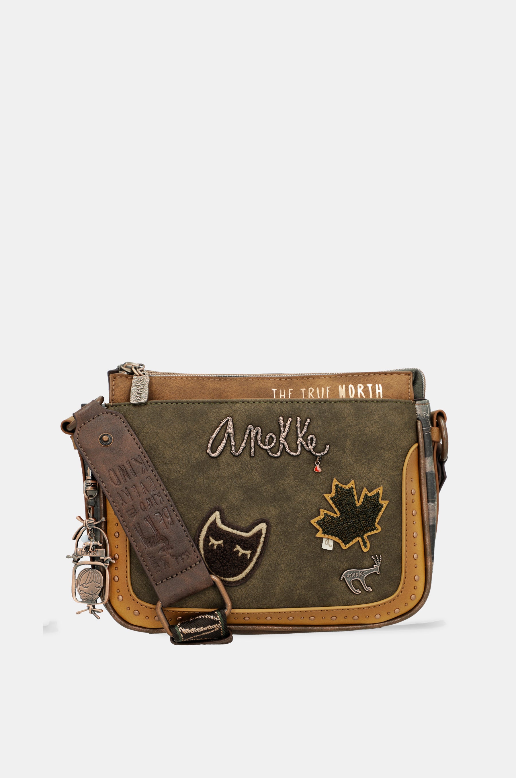 Borsa a tracolla verde Wild