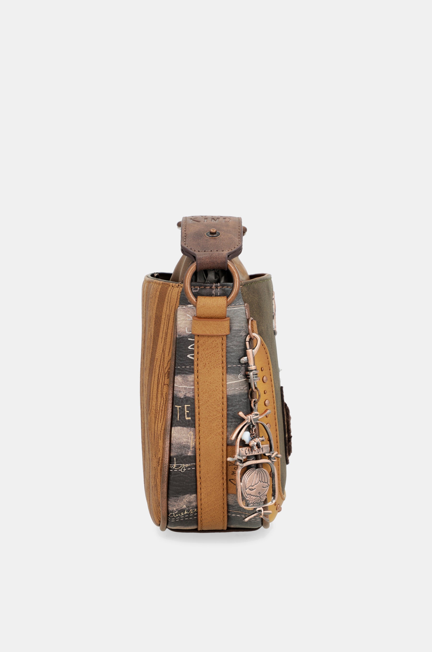 Borsa a tracolla verde Wild