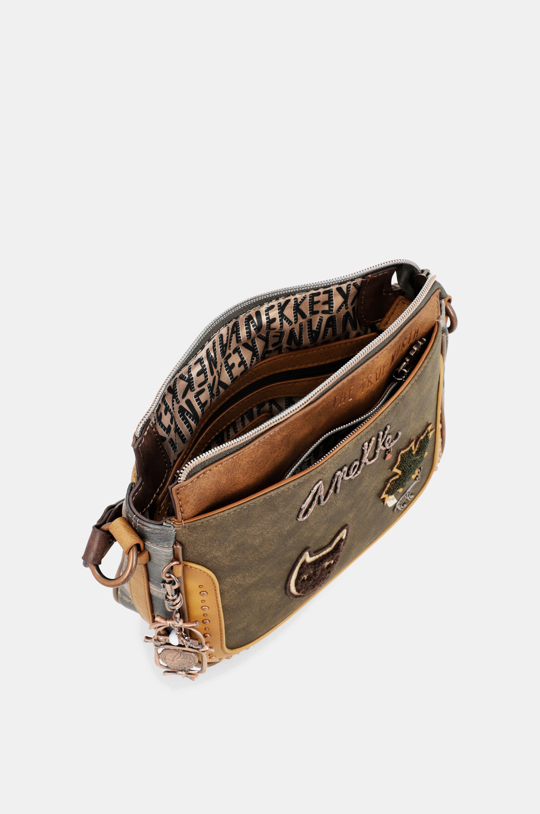 Borsa a tracolla verde Wild