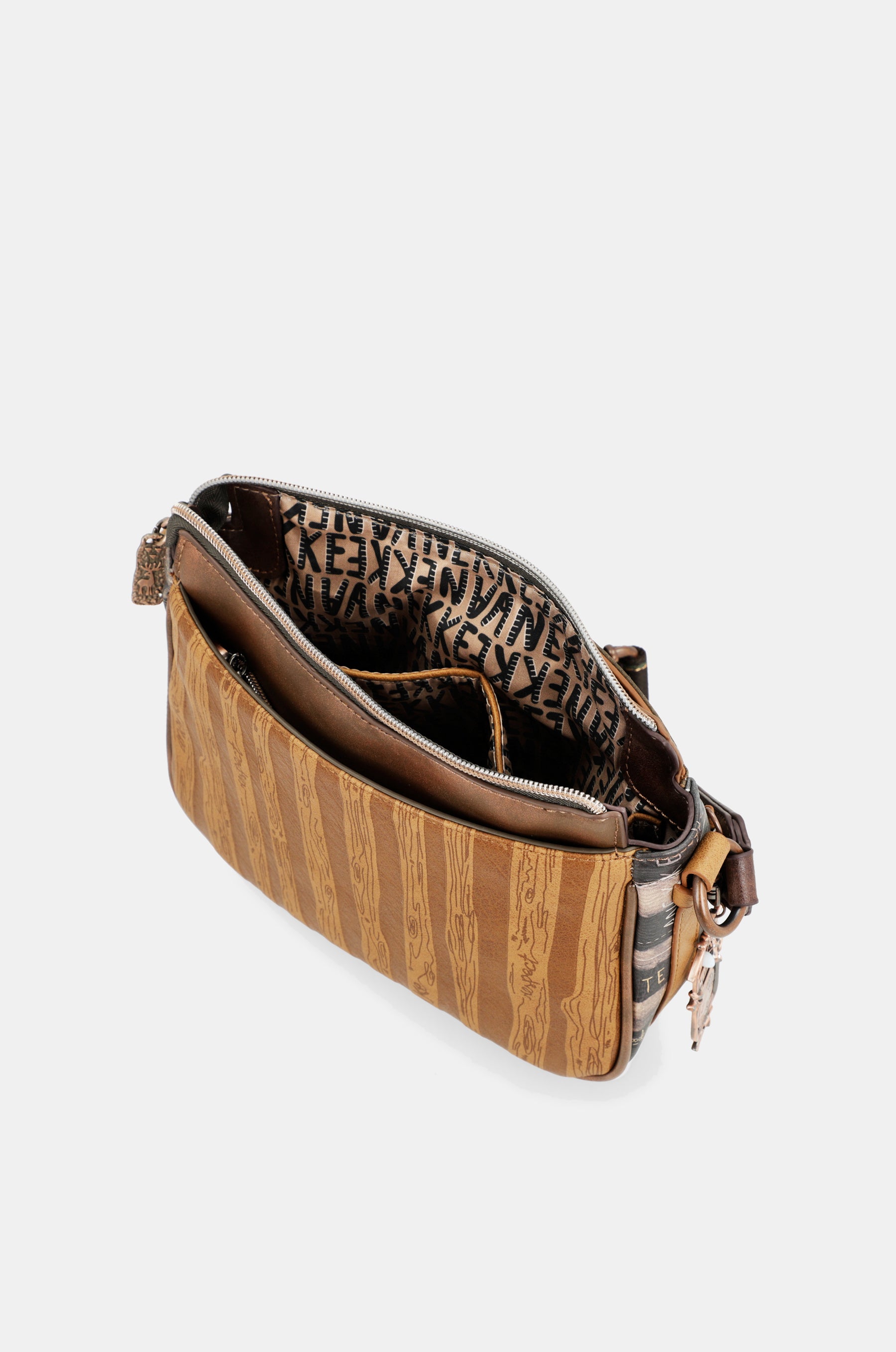 Borsa a tracolla verde Wild