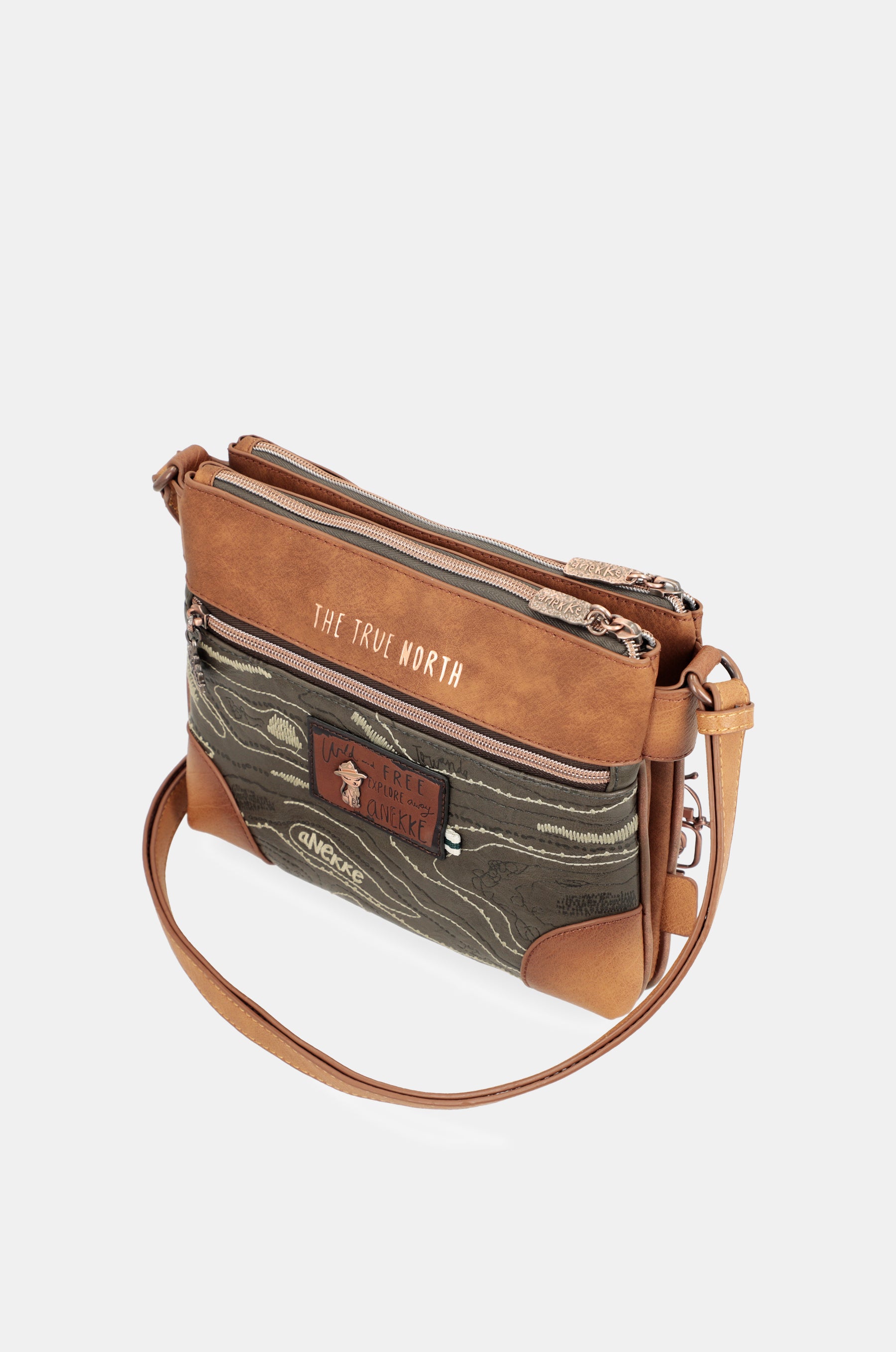 Borsa a tracolla Wild a doppio scomparto