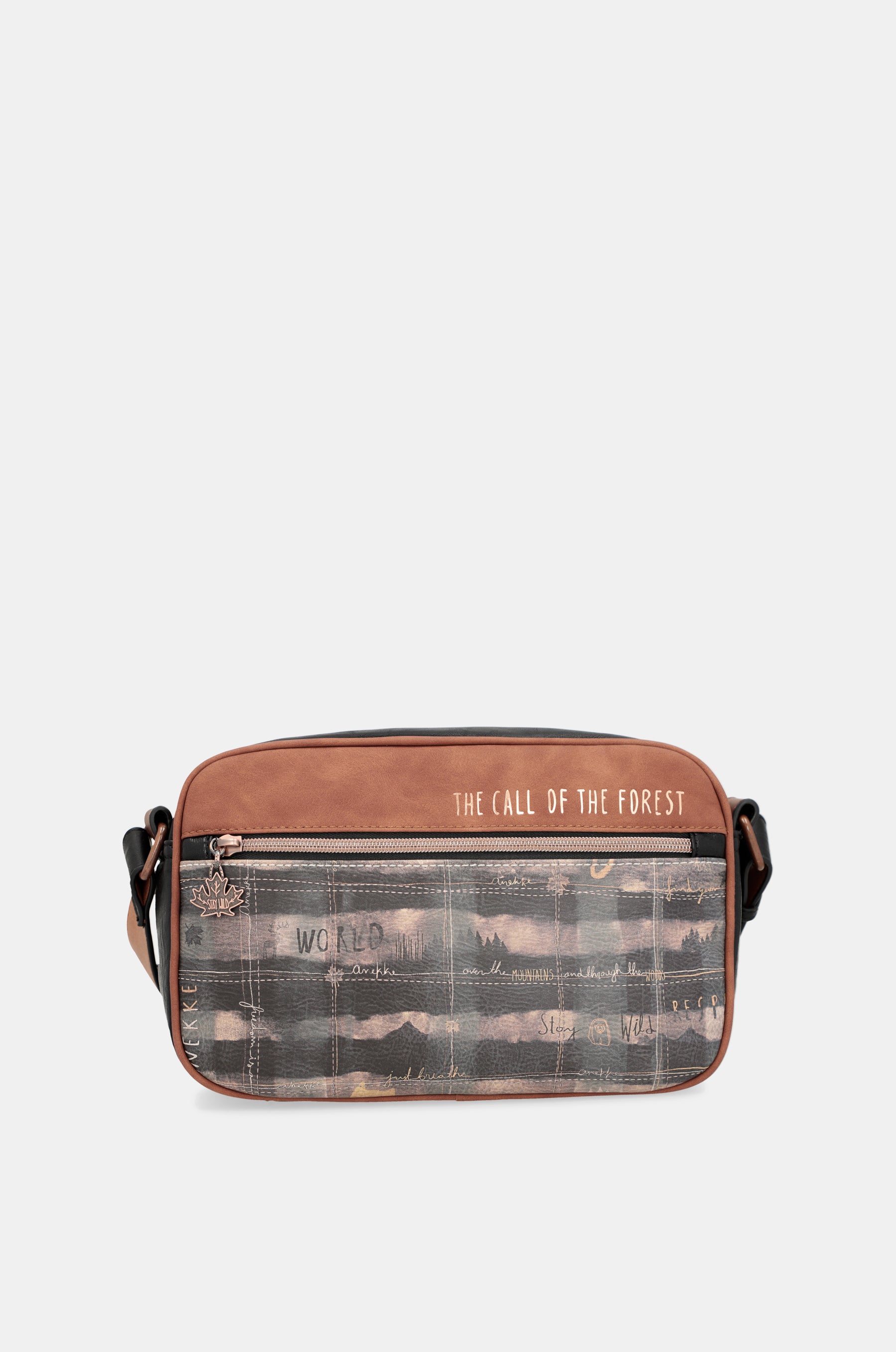 Borsa a tracolla Wild con tasca frontale