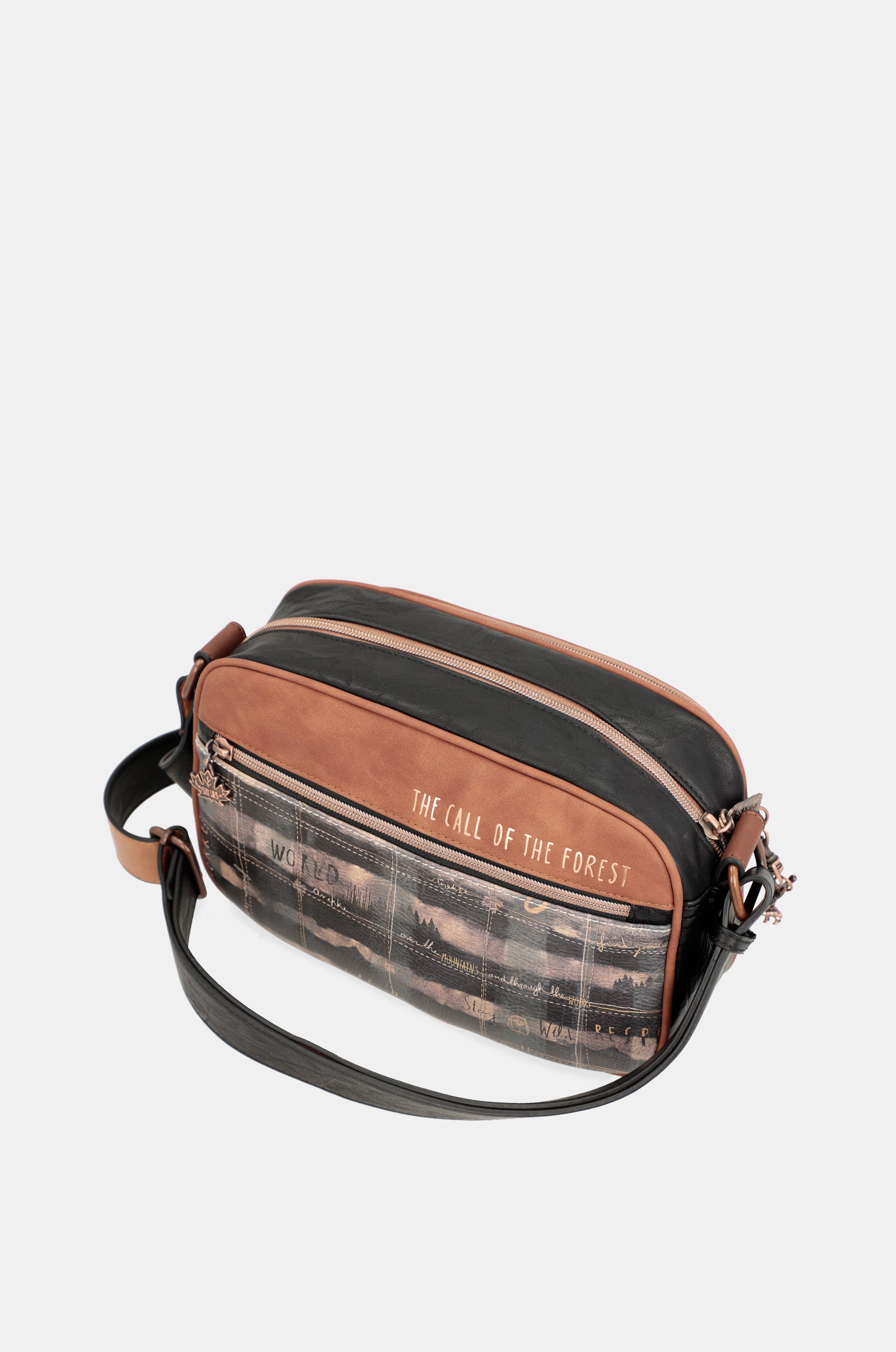 Borsa a tracolla Wild con tasca frontale