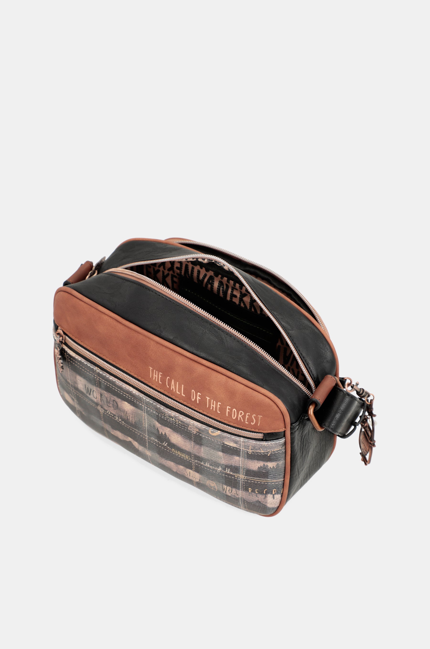 Borsa a tracolla Wild con tasca frontale