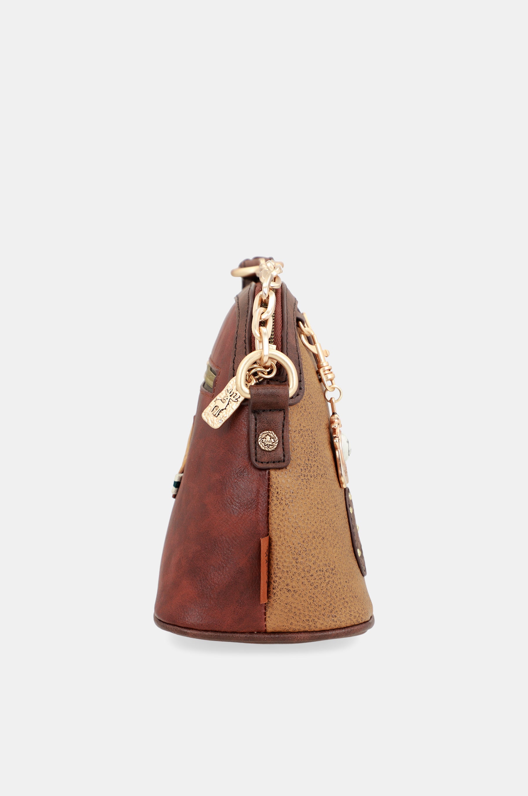 Borsa a tracolla con manico in metallo Urban