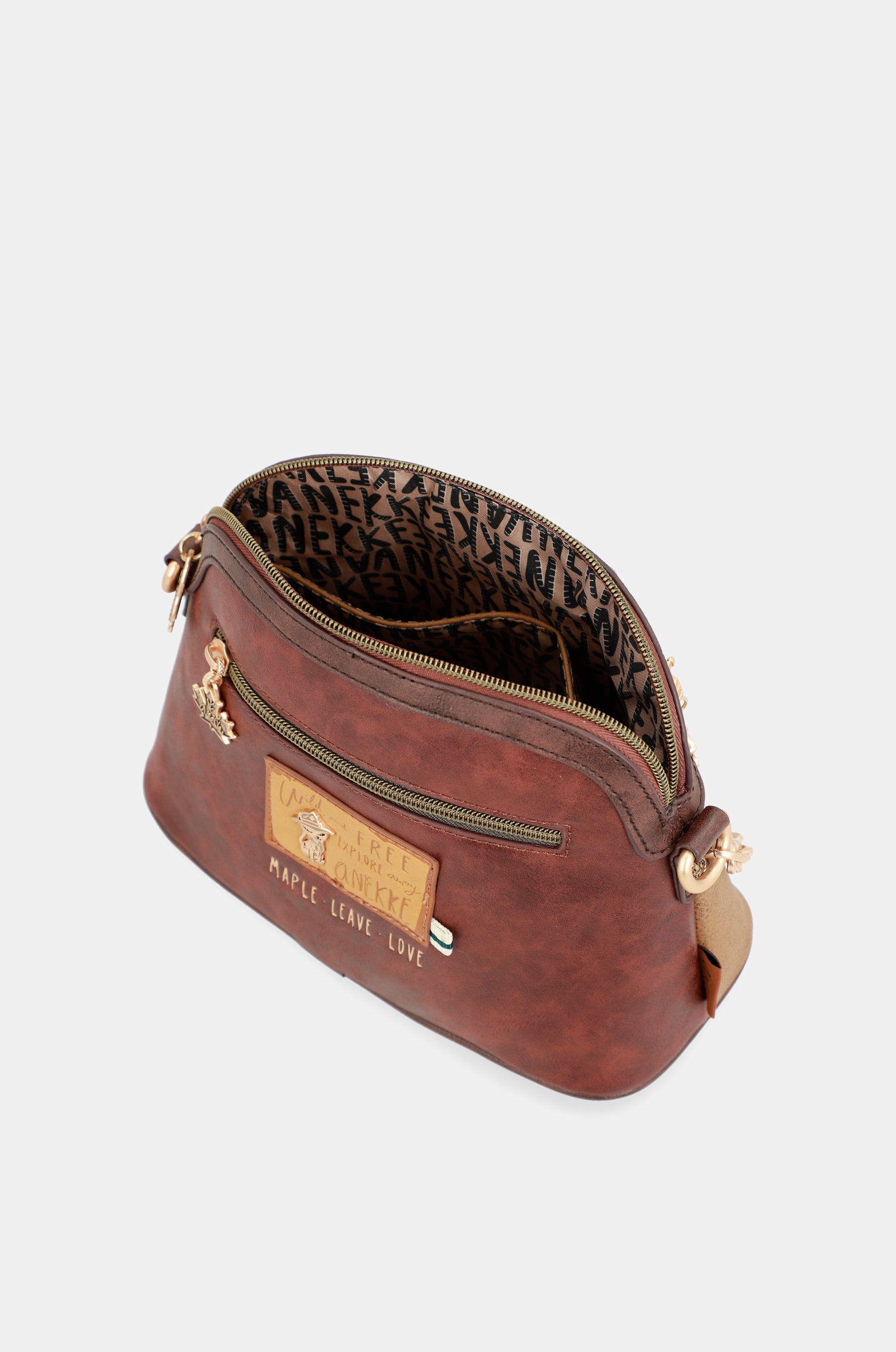 Borsa a tracolla con manico in metallo Urban