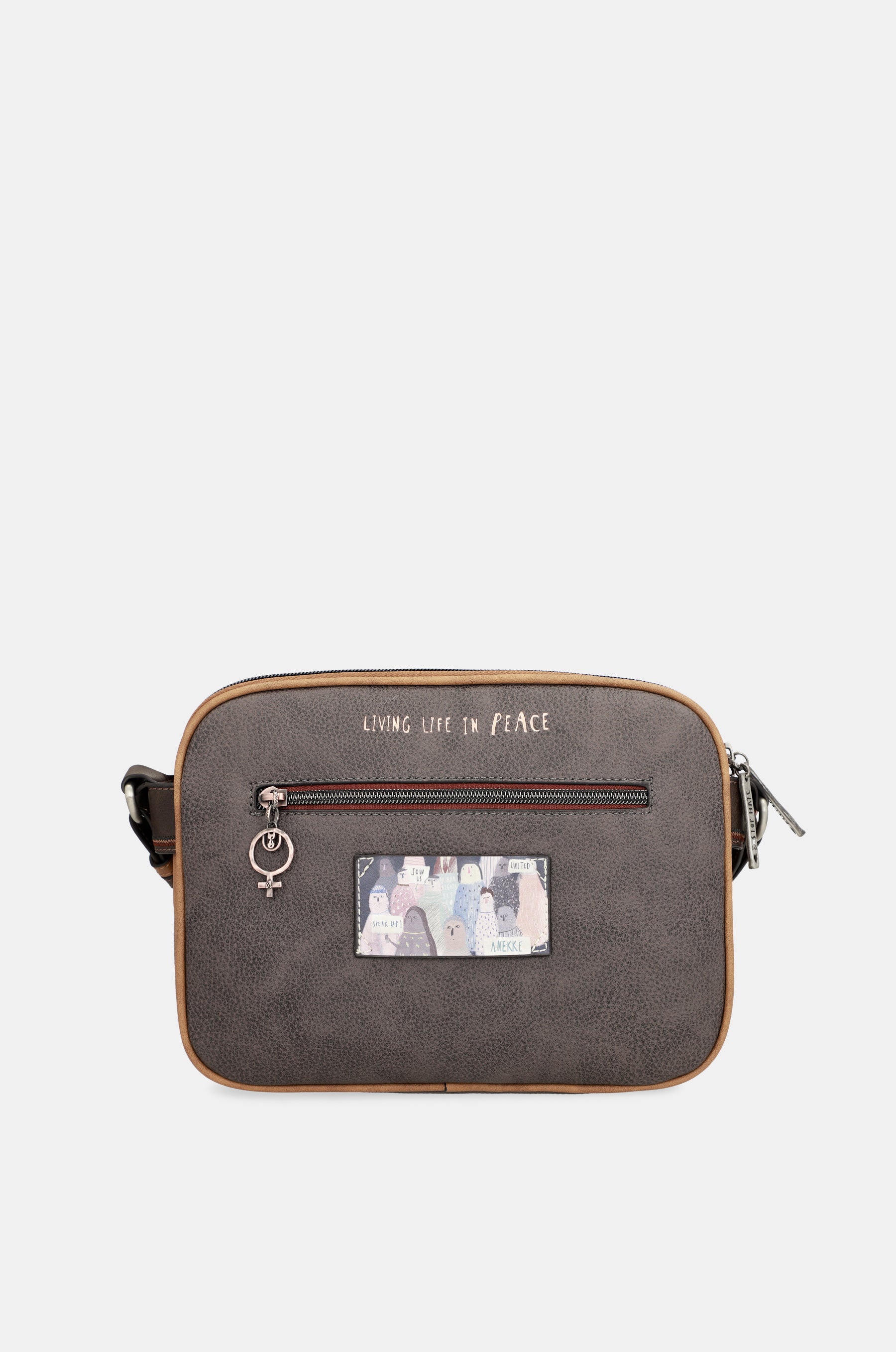 Borsa a tracolla a tre scomparti Voice