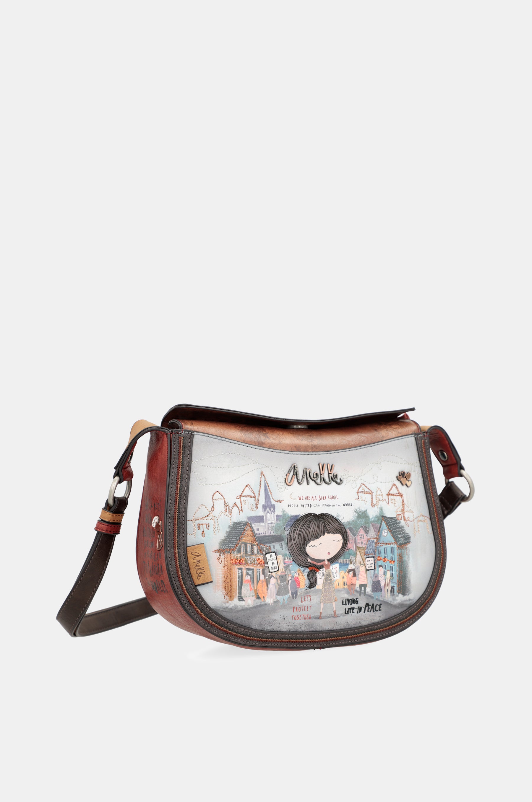 Borsa a tracolla ovale Voice