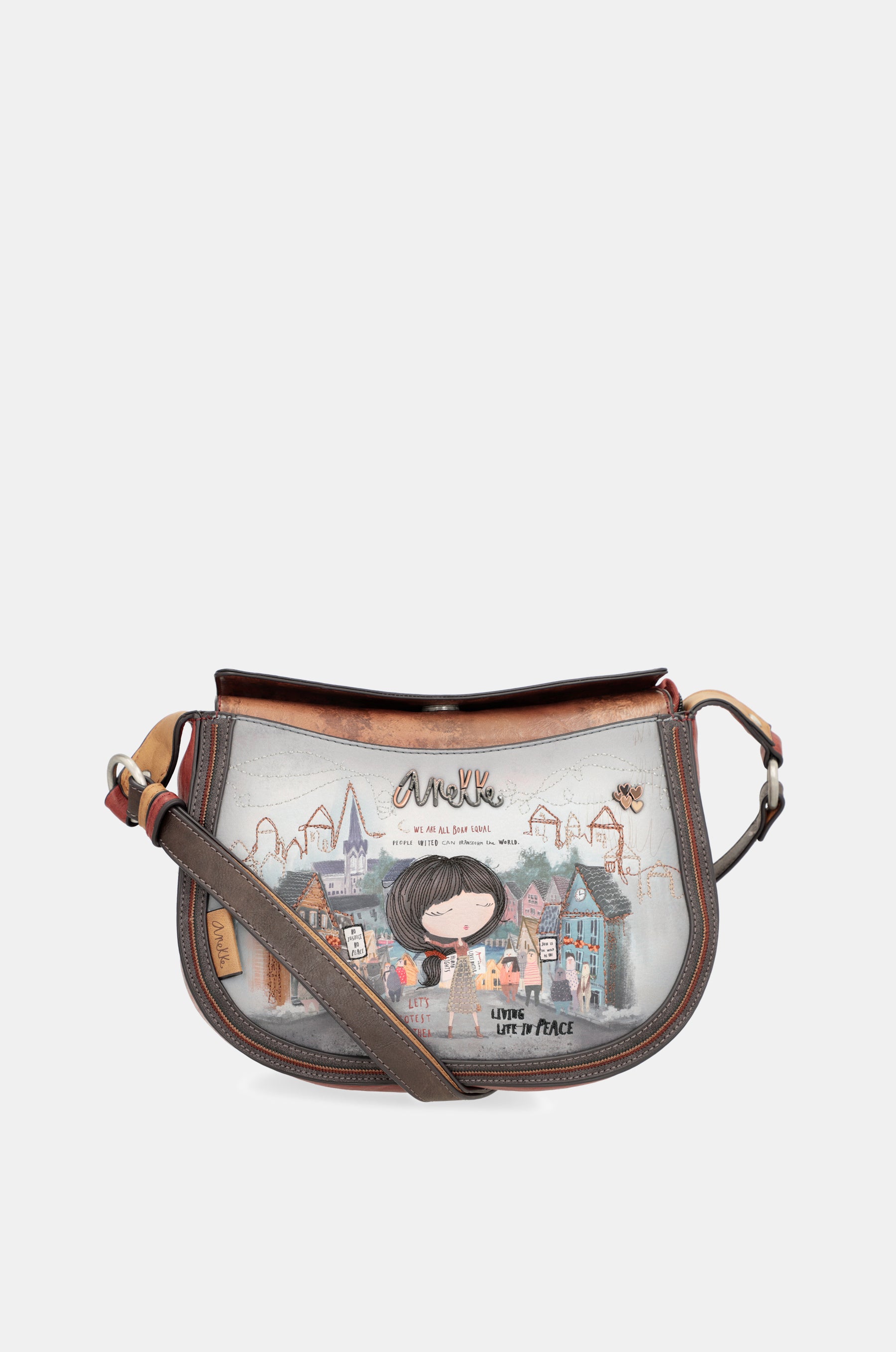 Borsa a tracolla ovale Voice