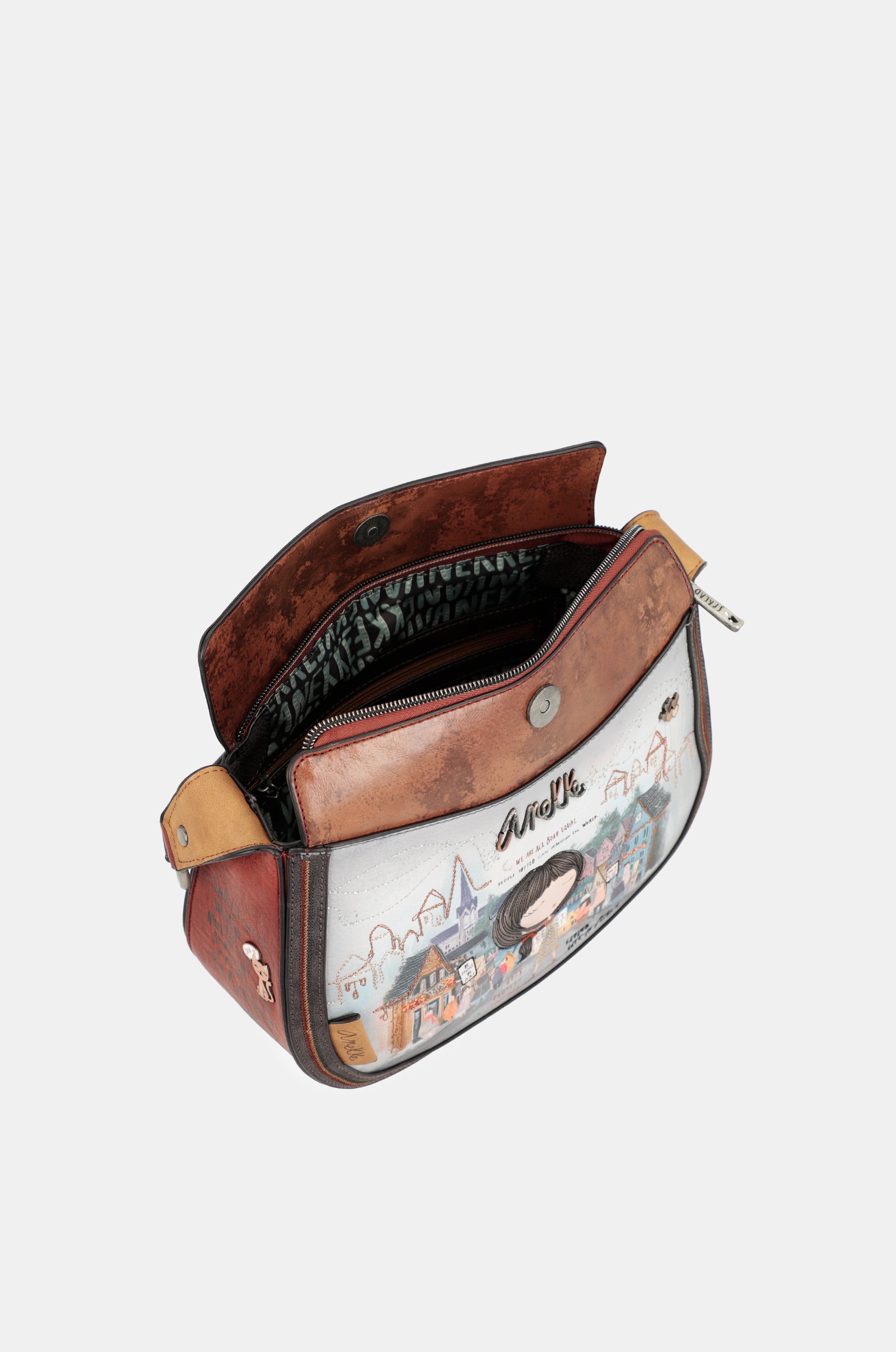 Borsa a tracolla ovale Voice