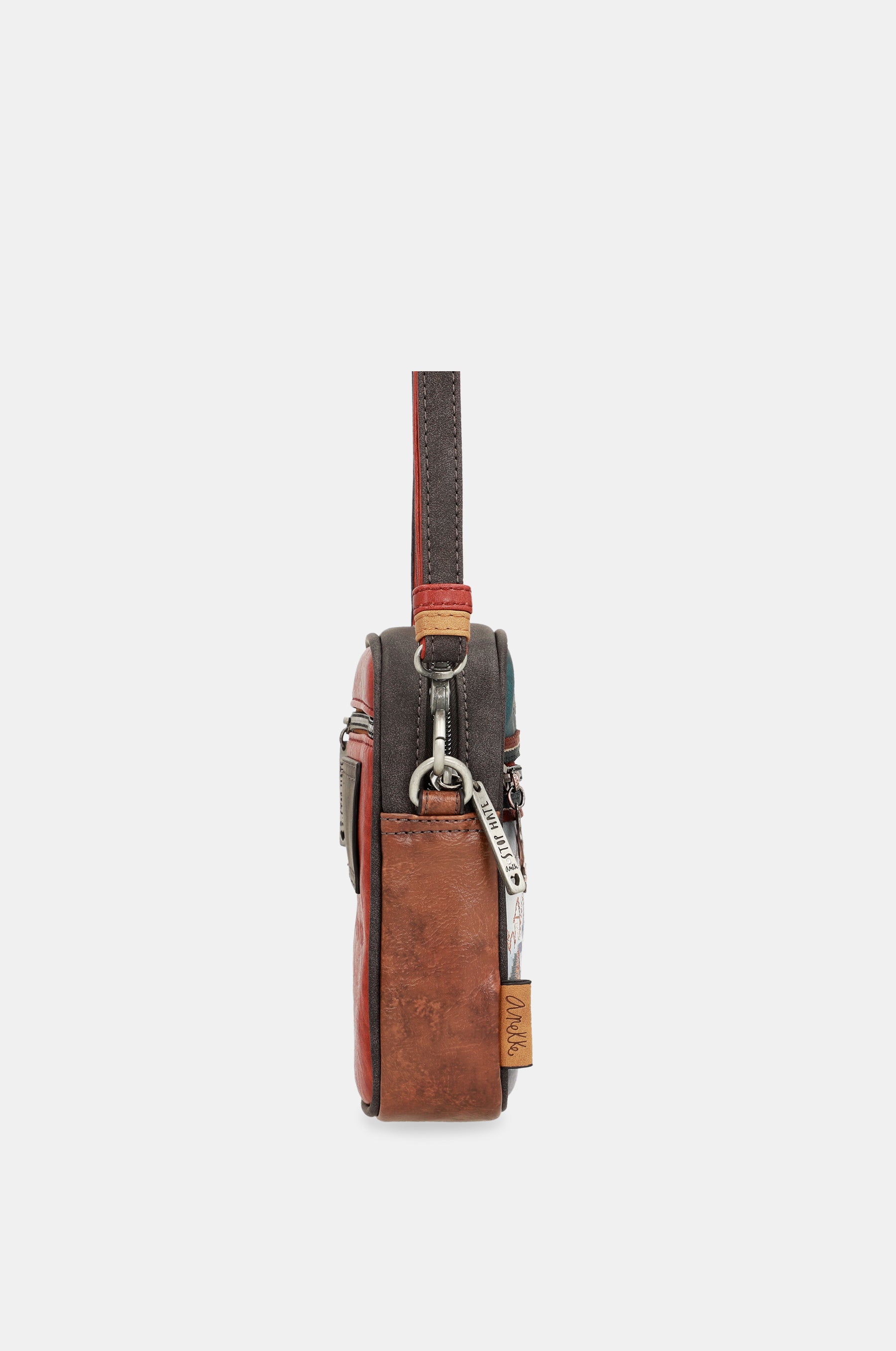 Mini borsa a tracolla con tasca frontale Voice