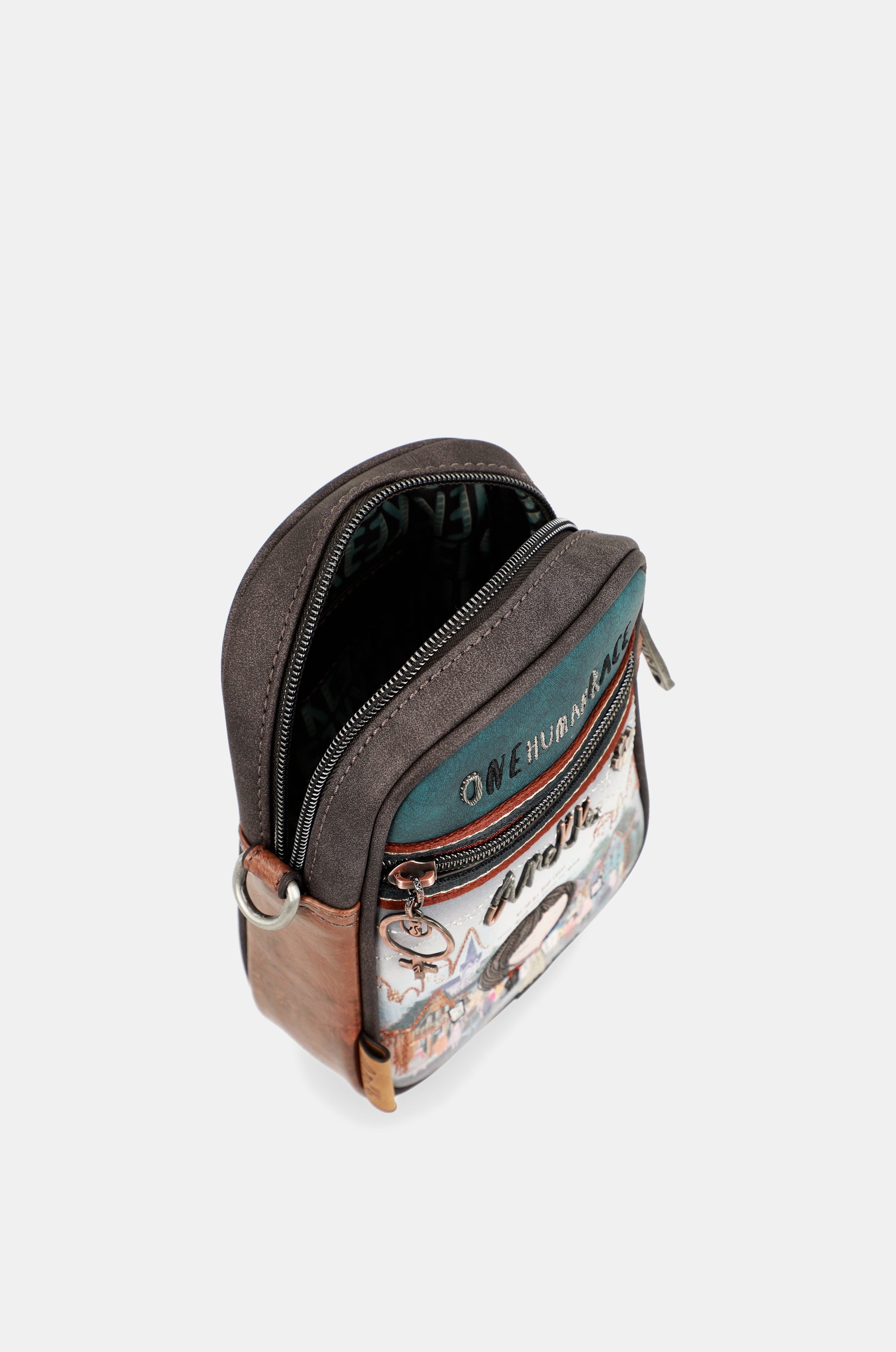 Mini borsa a tracolla con tasca frontale Voice