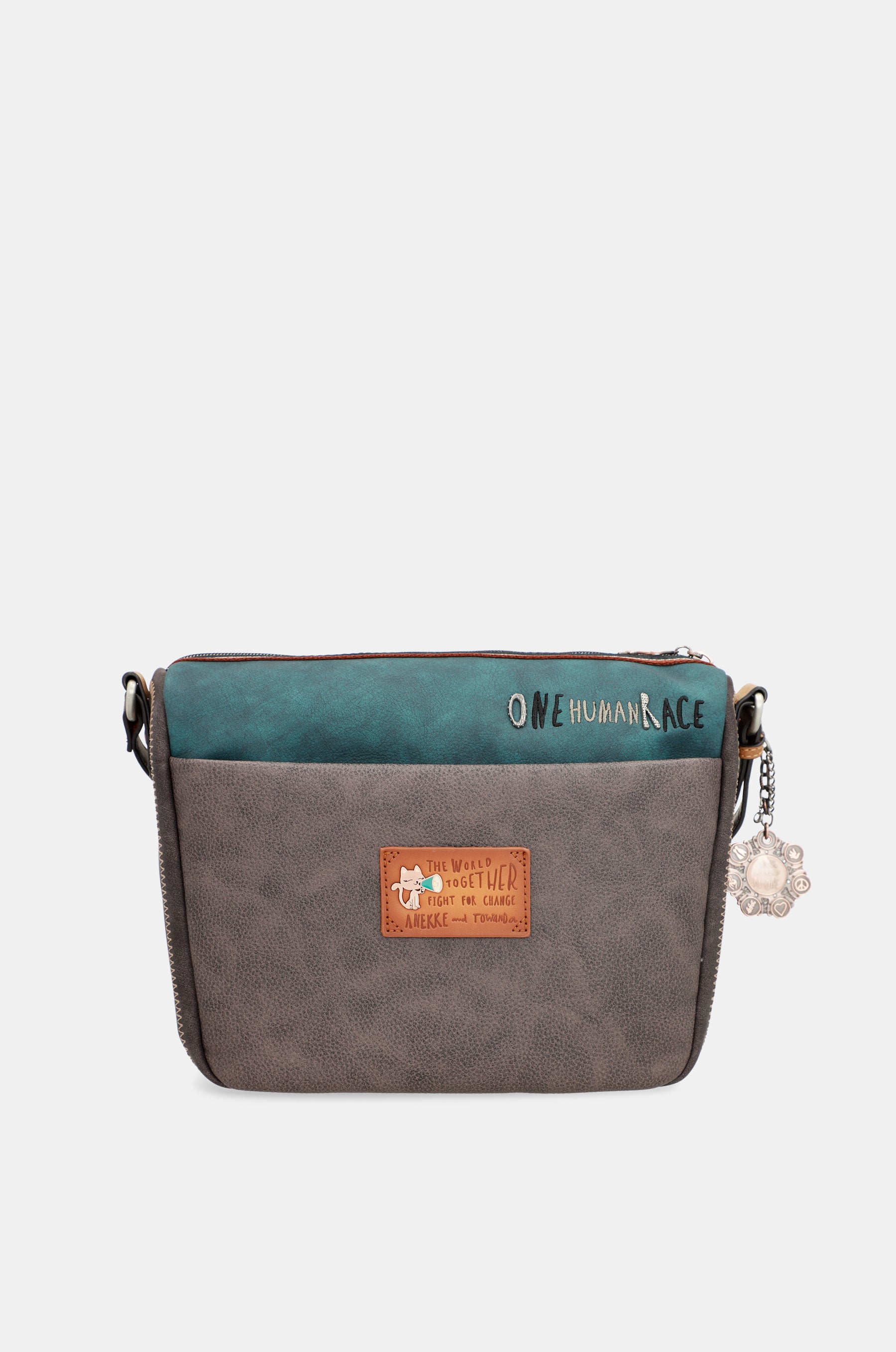 Respect la grande borsa a tracolla con tasche