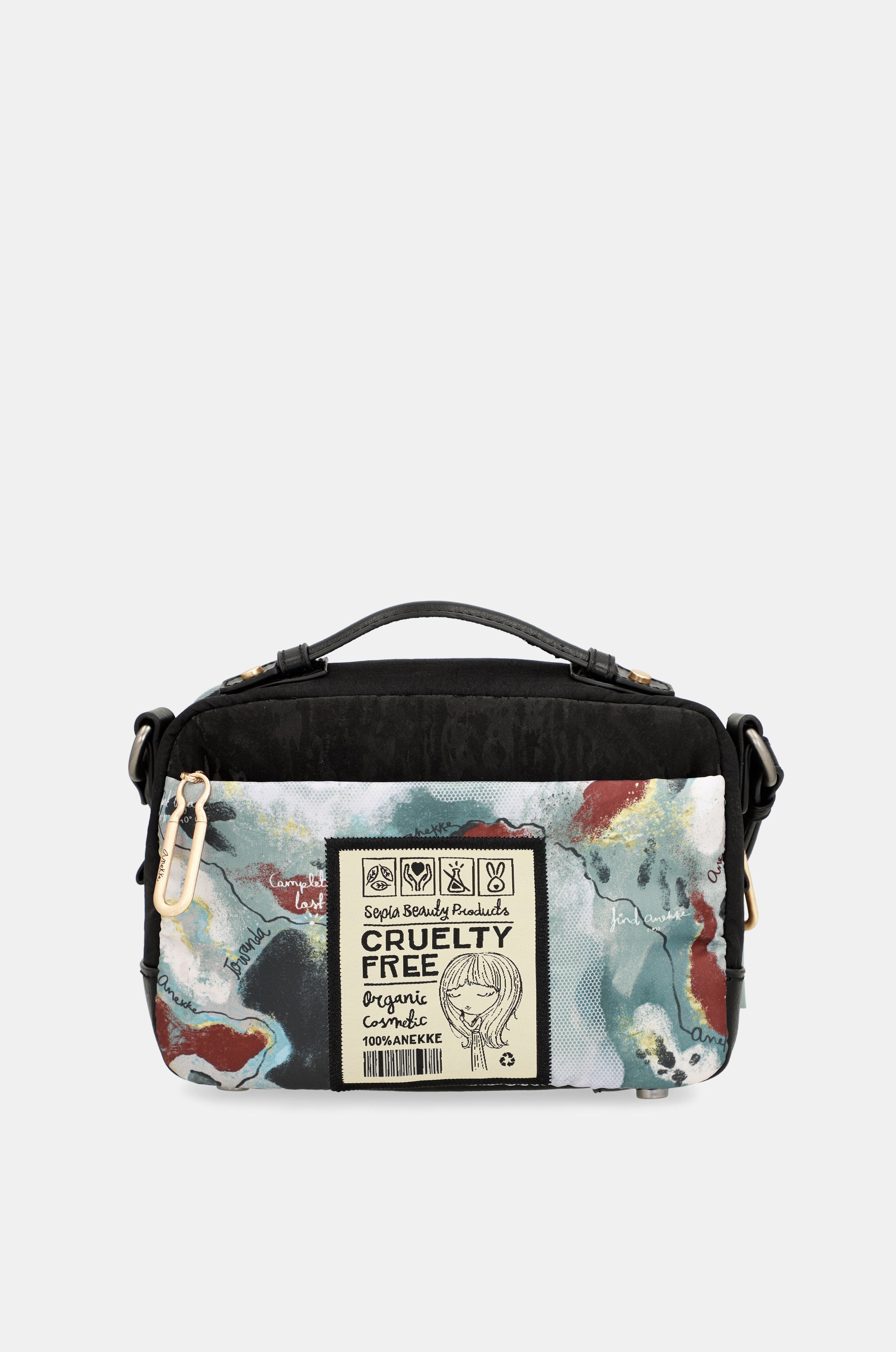 Borsa a tracolla stampata Nature Woods