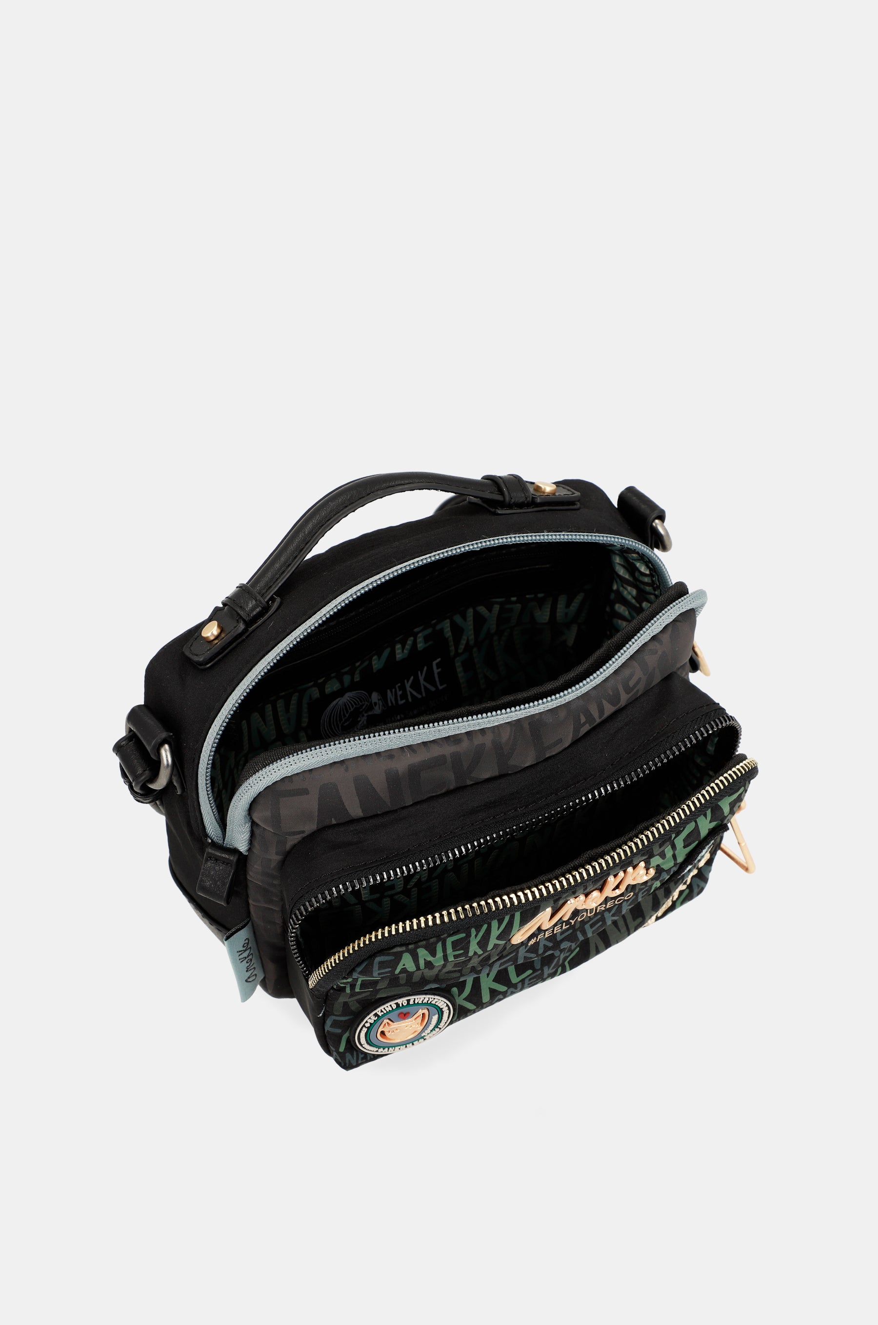 Borsa a tracolla stampata Nature Woods