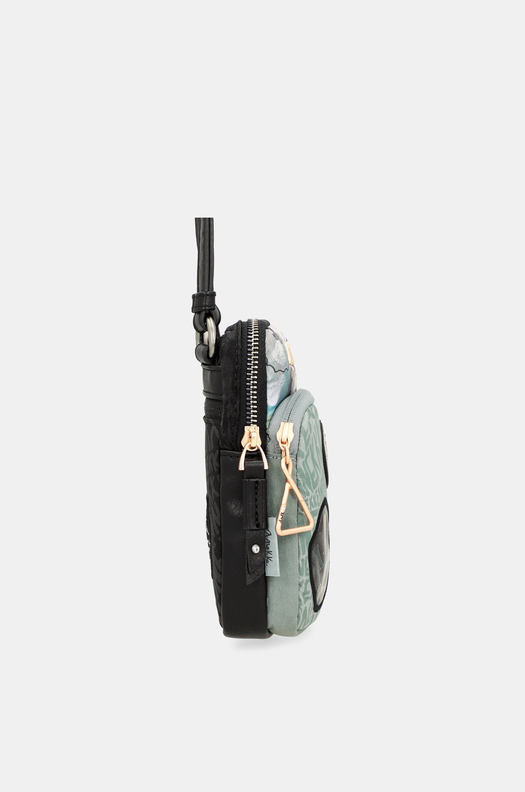Borsa a tracolla mini Nature Woods con tasca
