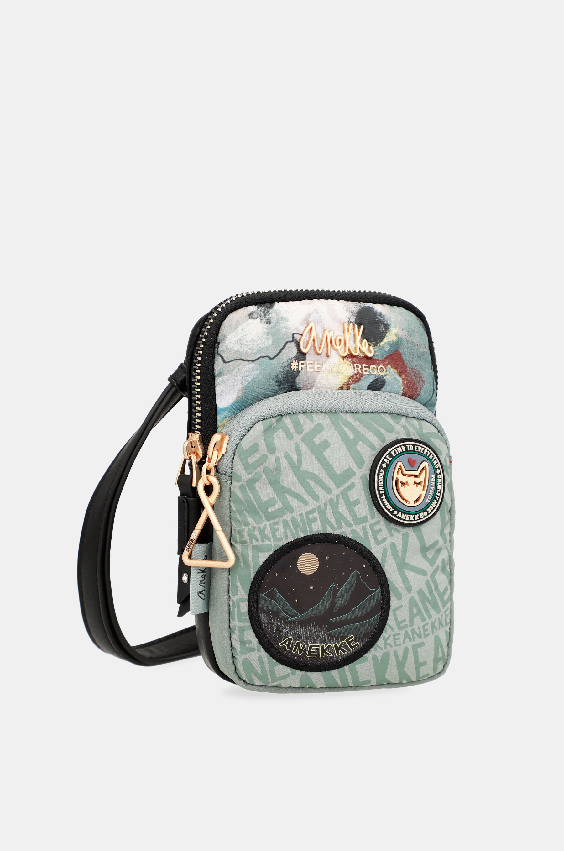 Borsa a tracolla mini Nature Woods con tasca