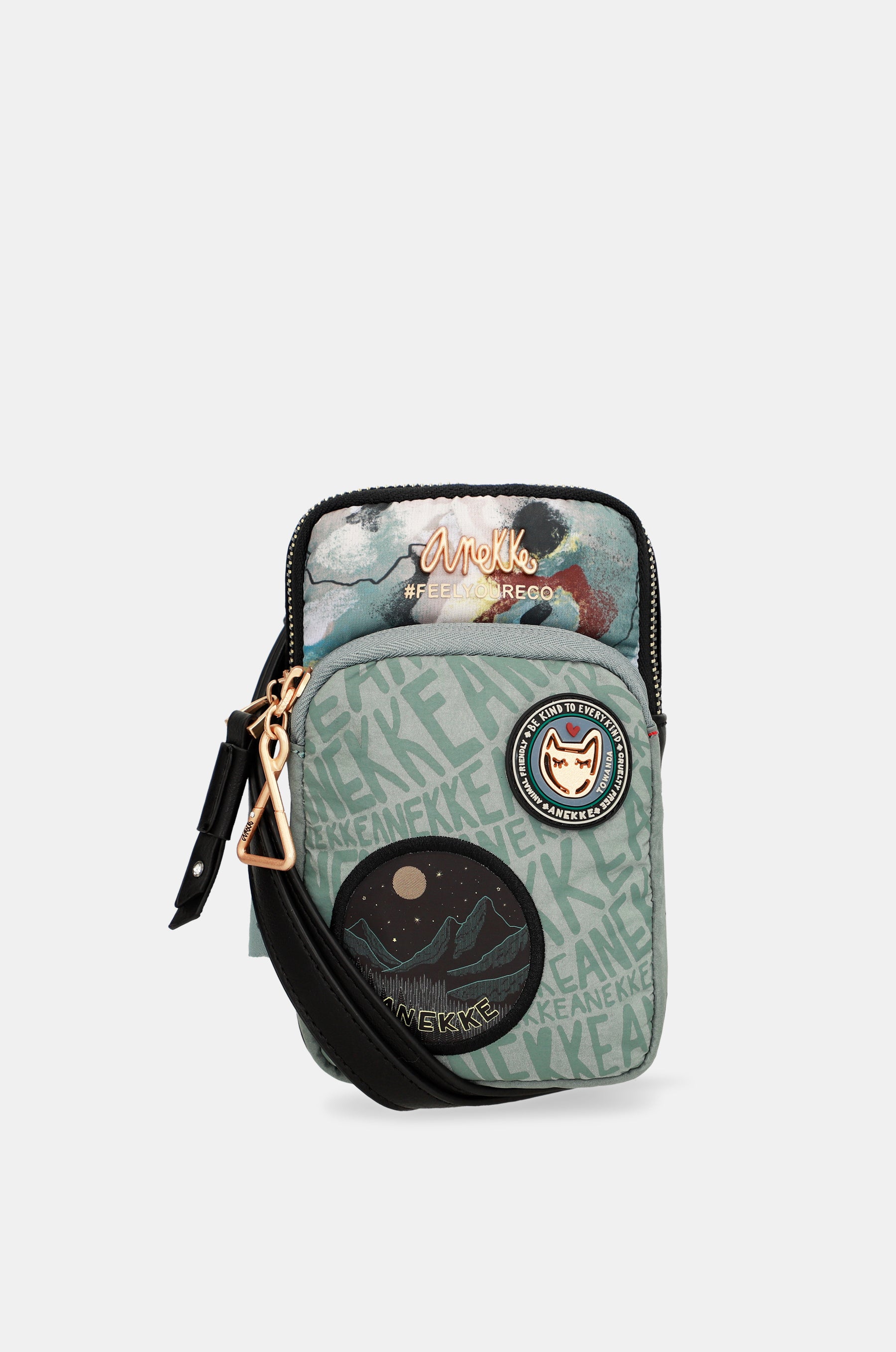 Borsa a tracolla mini Nature Woods con tasca