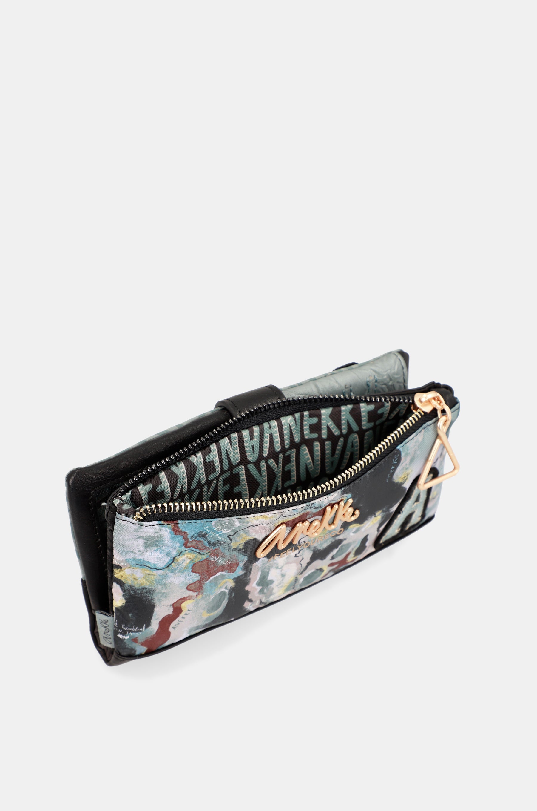 Portafoglio Nature Woods con porta carte rimovibile